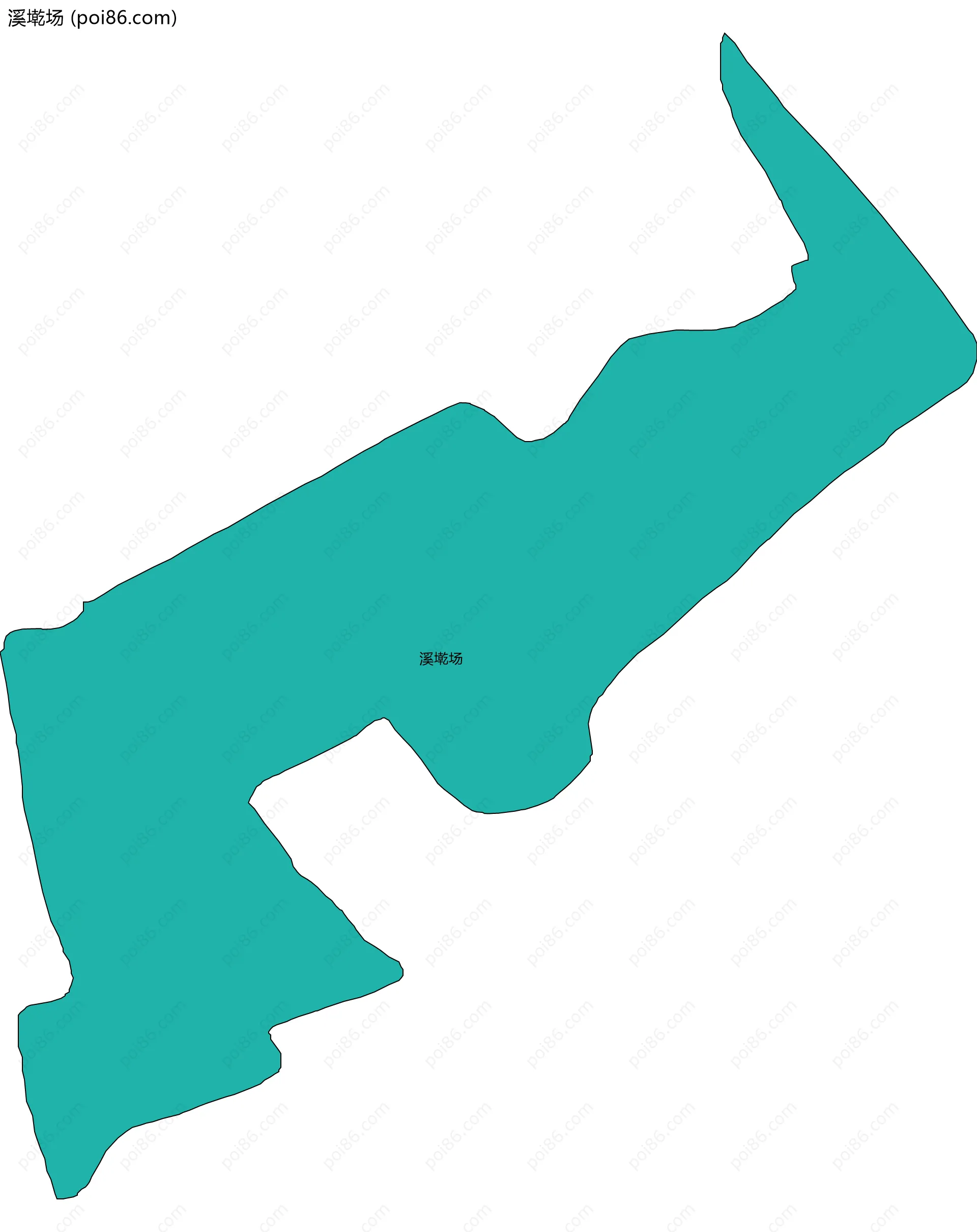 溪墘场边界地图