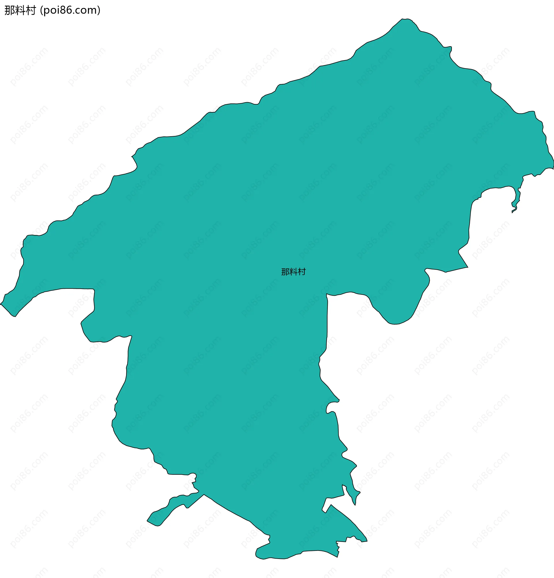 那料村边界地图