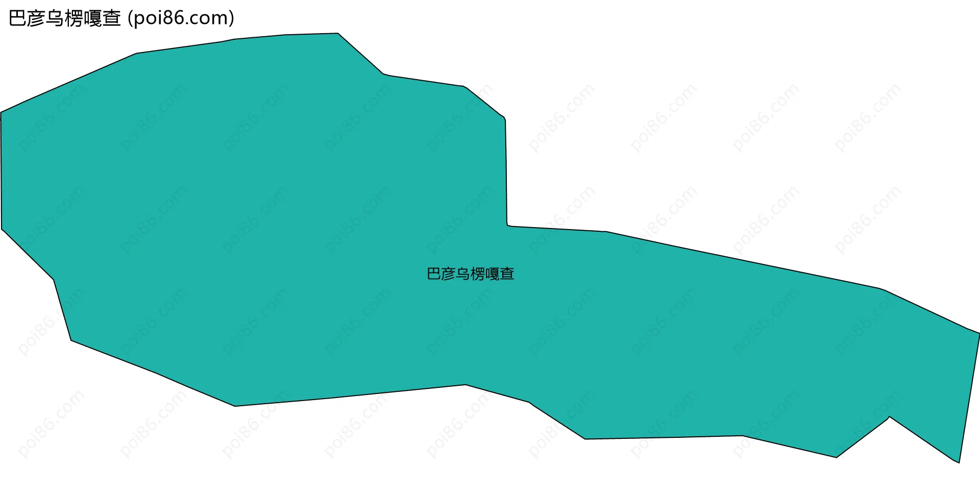 巴彦乌楞嘎查边界地图