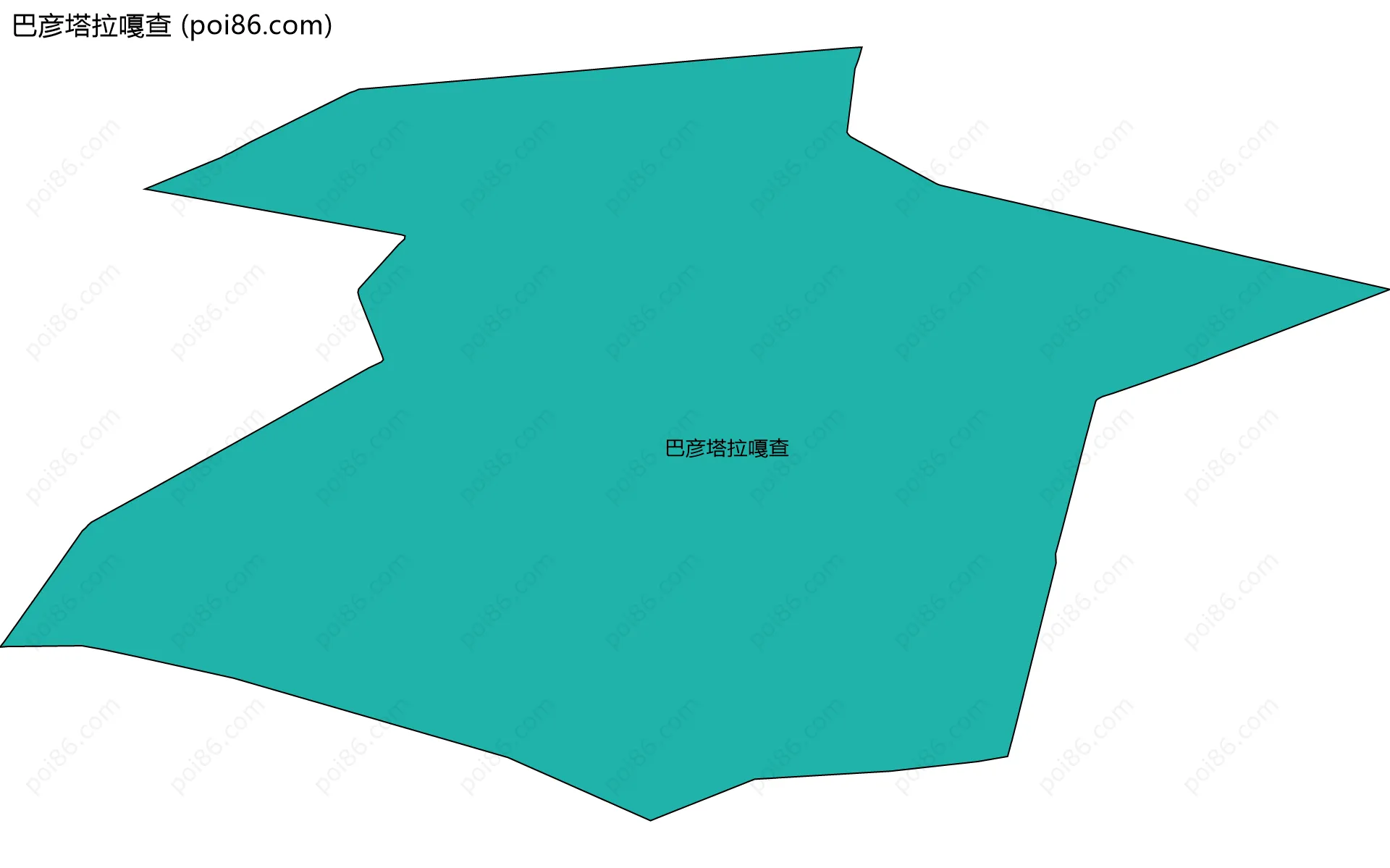 巴彦塔拉嘎查边界地图