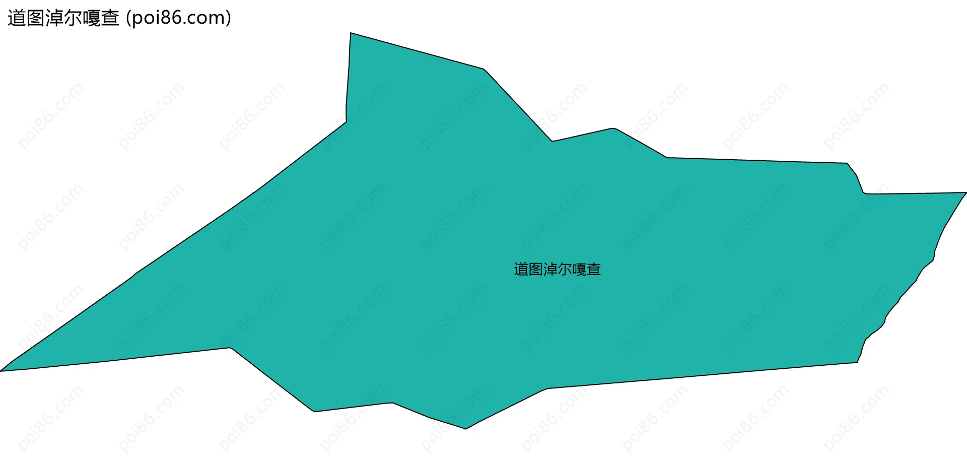 道图淖尔嘎查边界地图