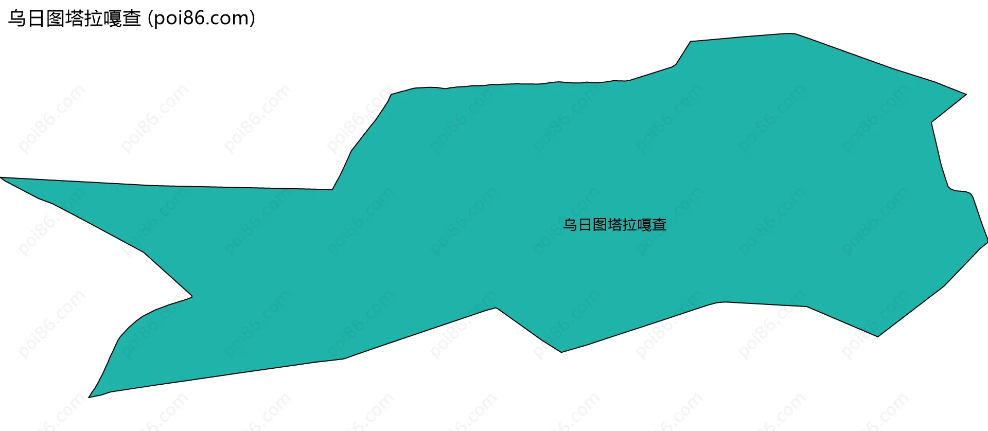 乌日图塔拉嘎查边界地图