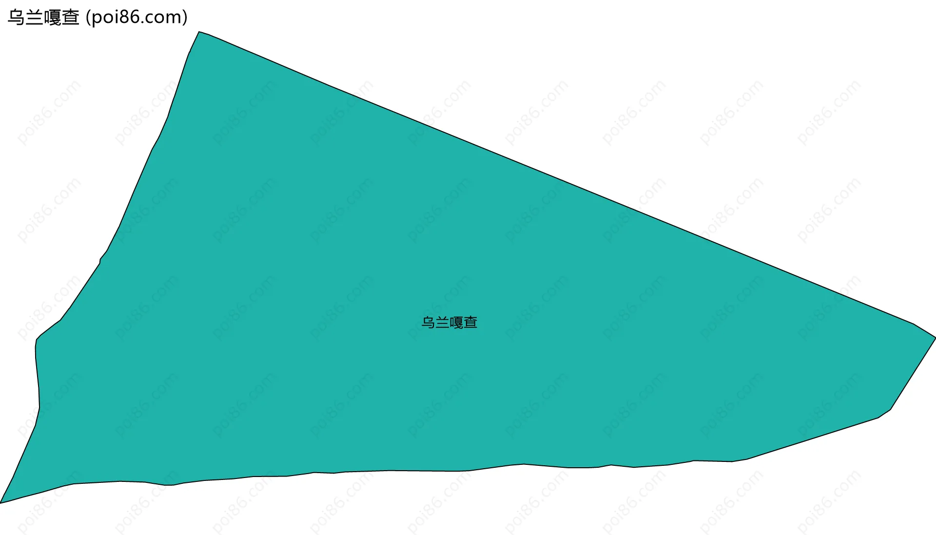 乌兰嘎查边界地图