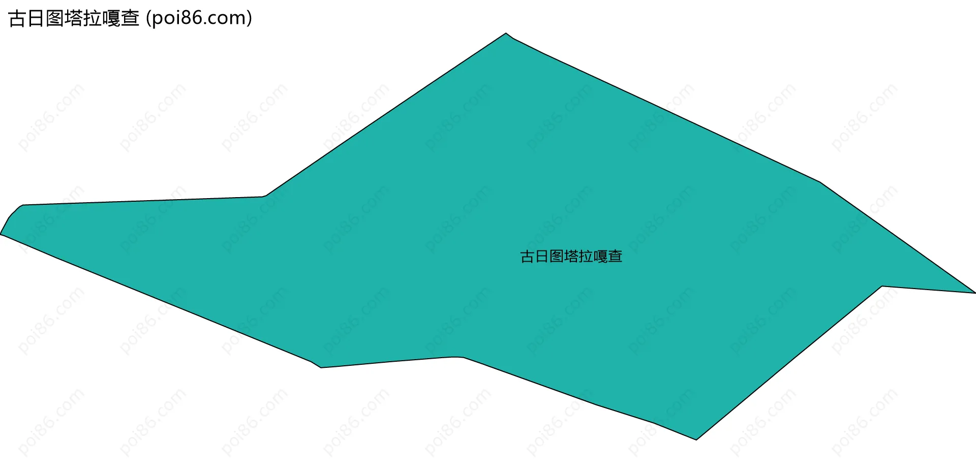 古日图塔拉嘎查边界地图