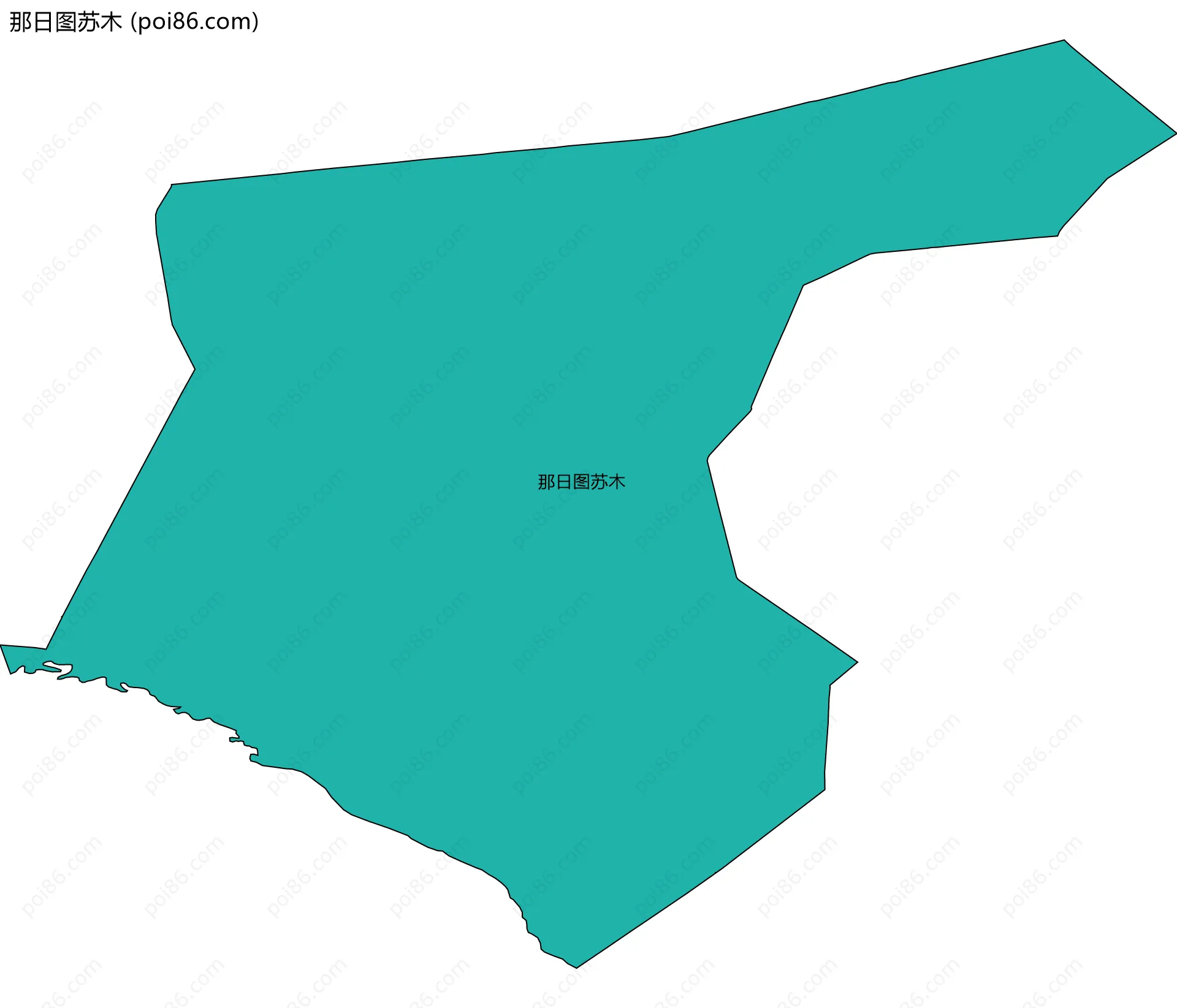 那日图苏木边界地图