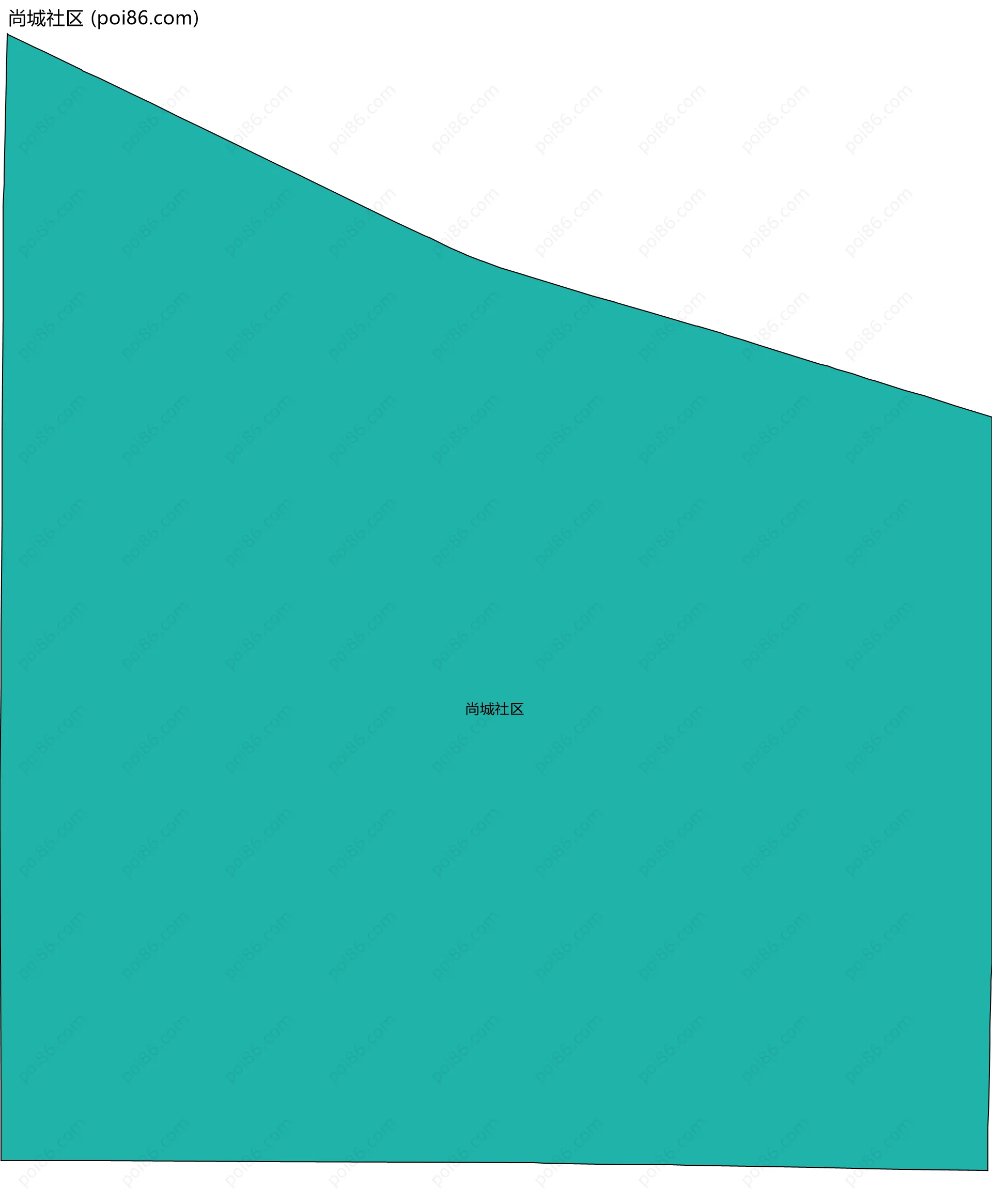 尚城社区边界地图