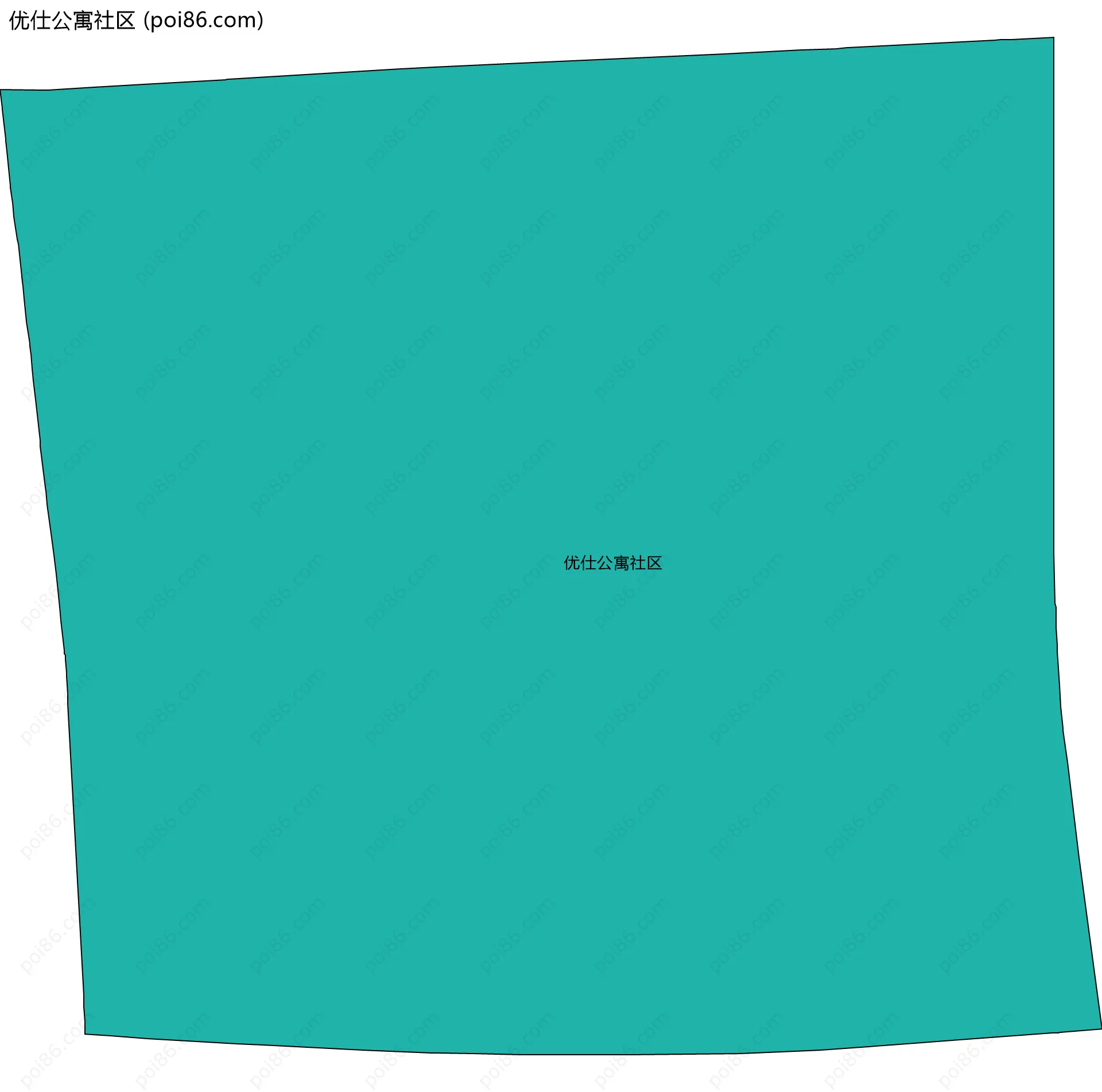 优仕公寓社区边界地图