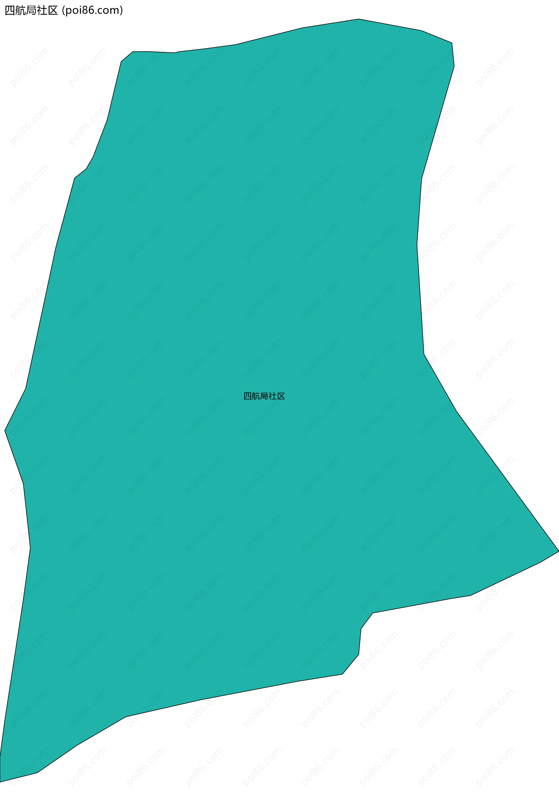 四航局社区边界地图