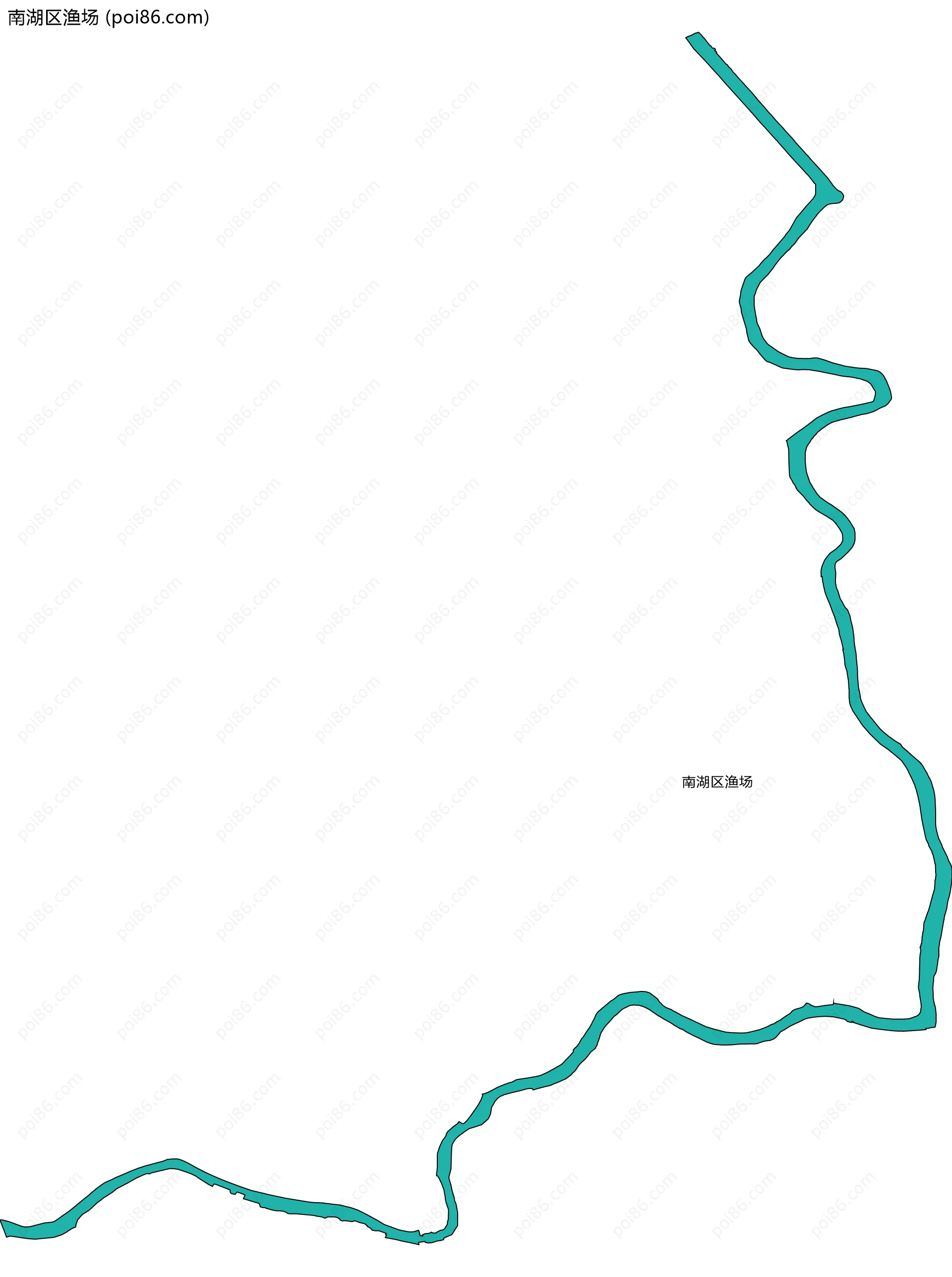 南湖区渔场边界地图