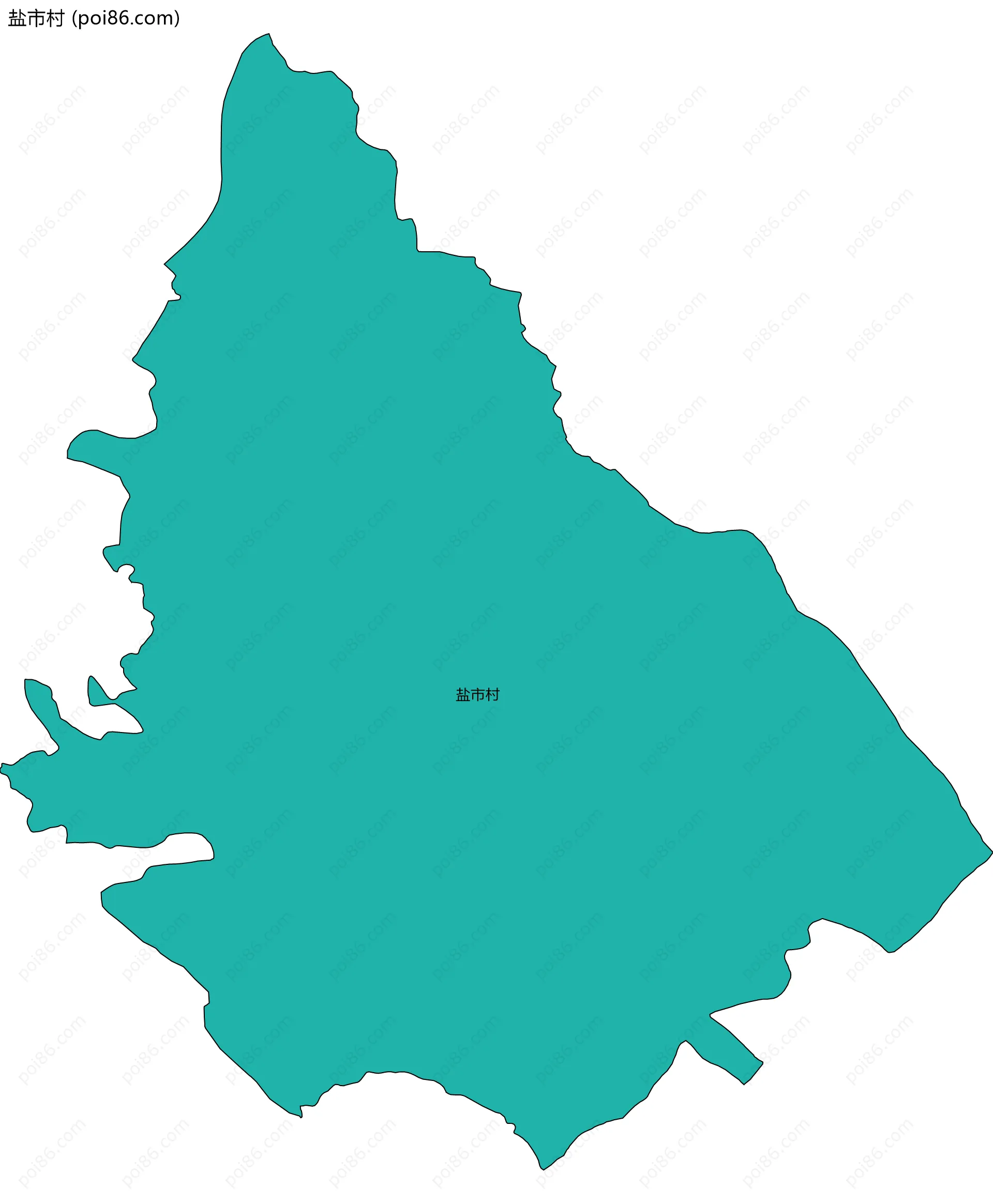 盐市村边界地图