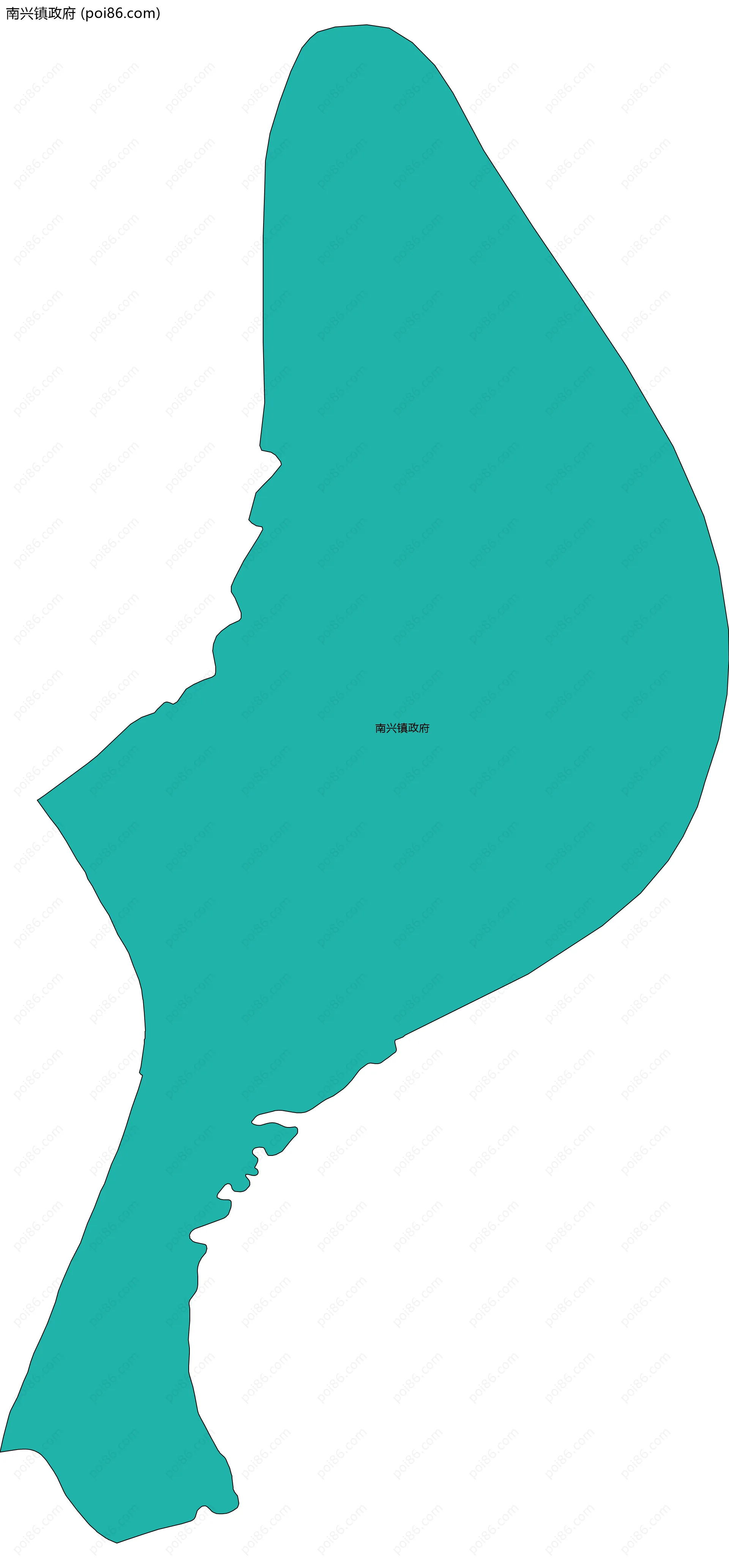 南兴镇政府边界地图