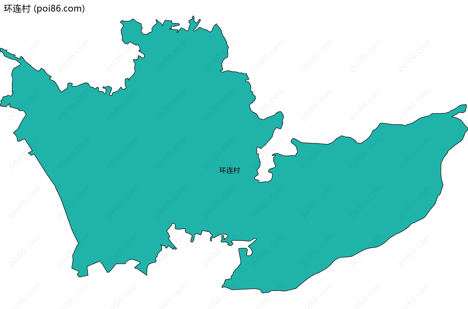 环连村边界地图