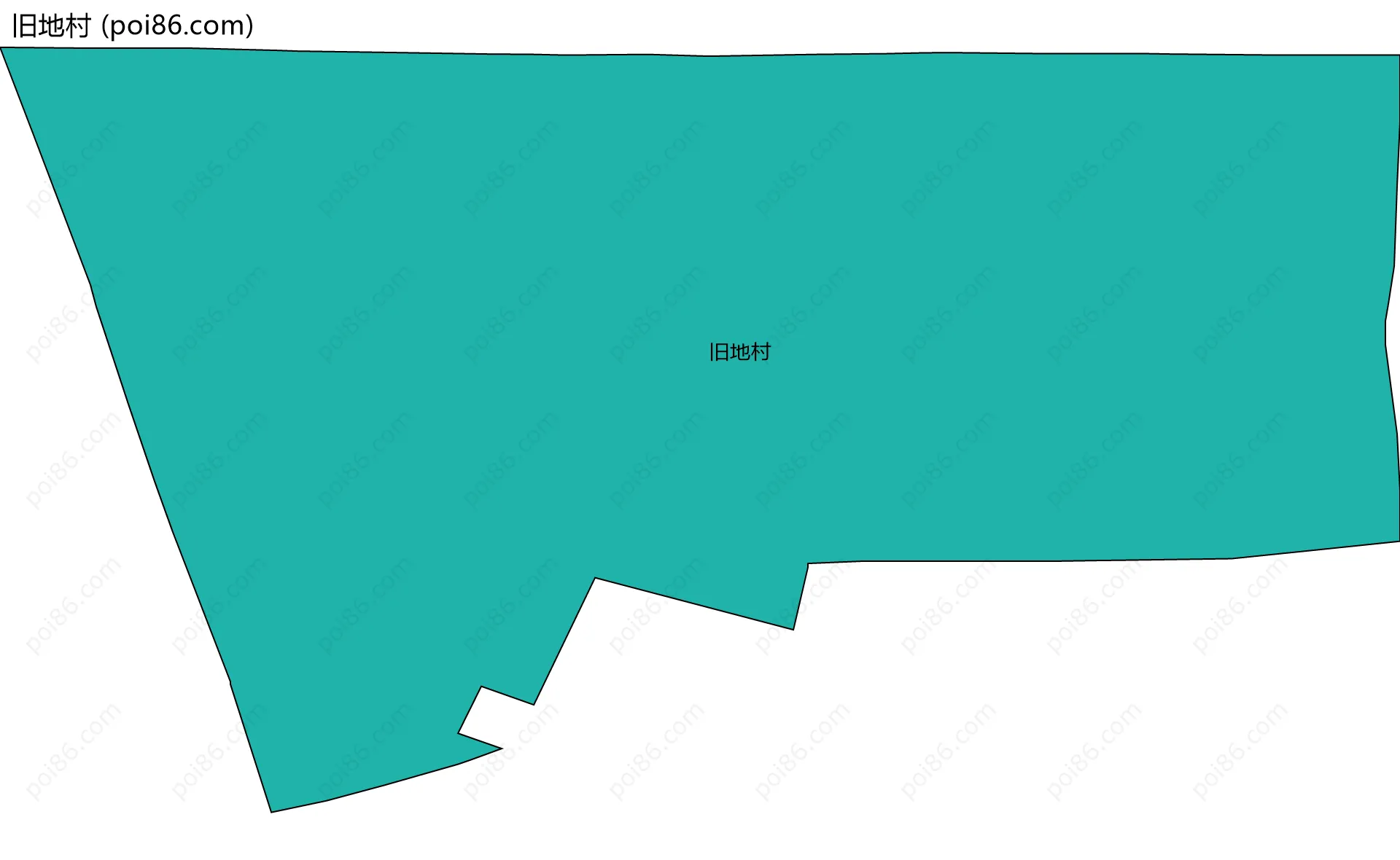 旧地村边界地图