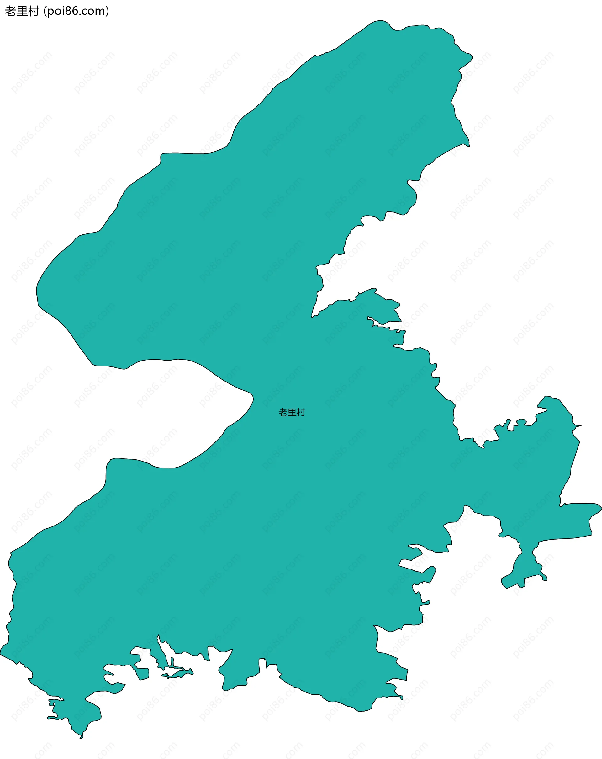 老里村边界地图