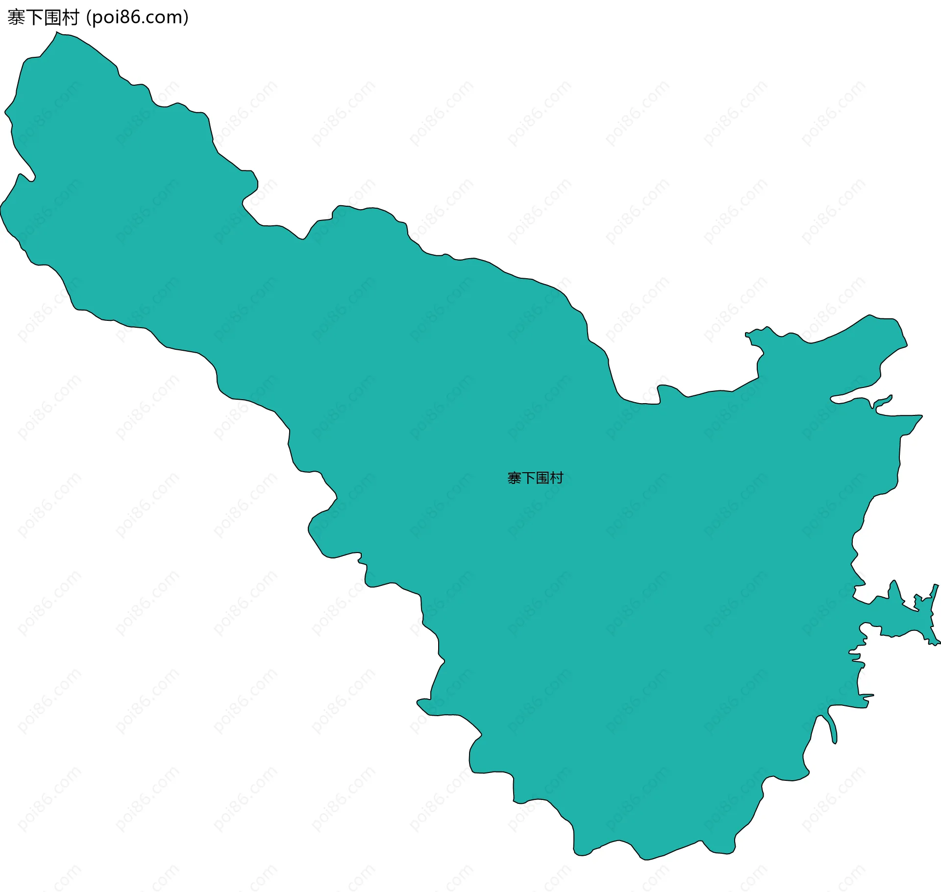 寨下围村边界地图