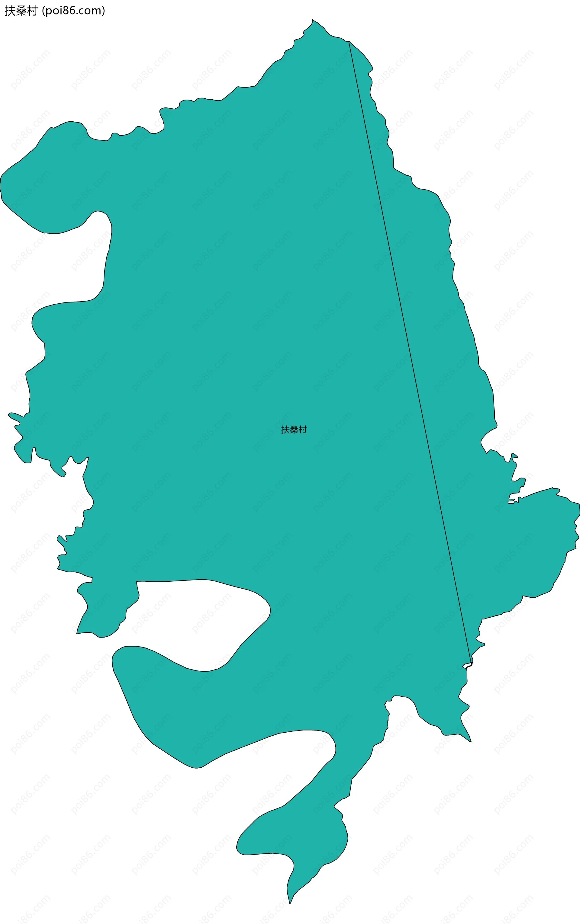 扶桑村边界地图