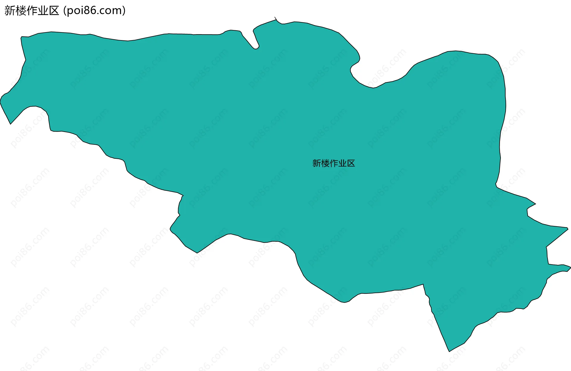 新楼作业区边界地图