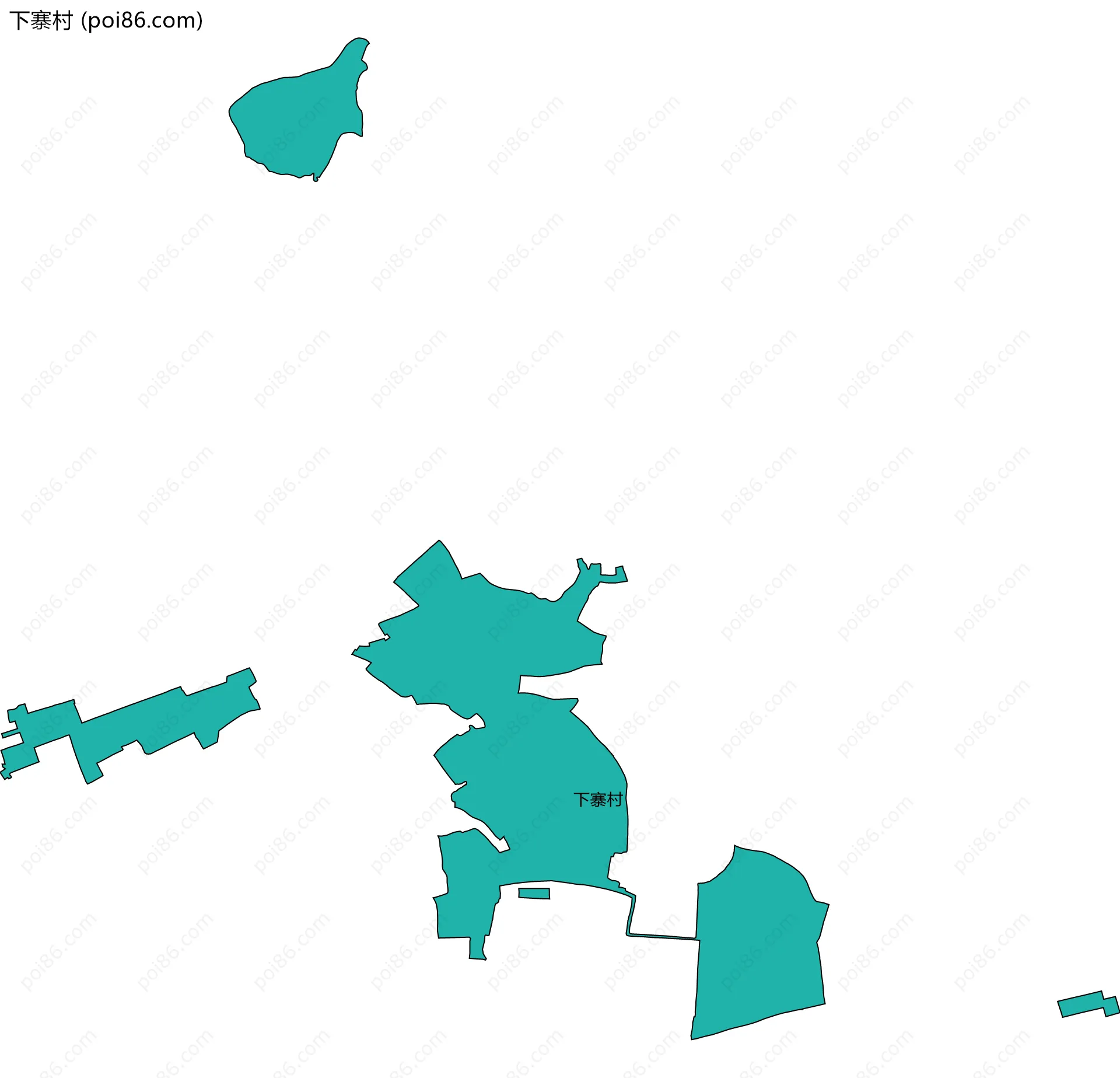 下寨村边界地图