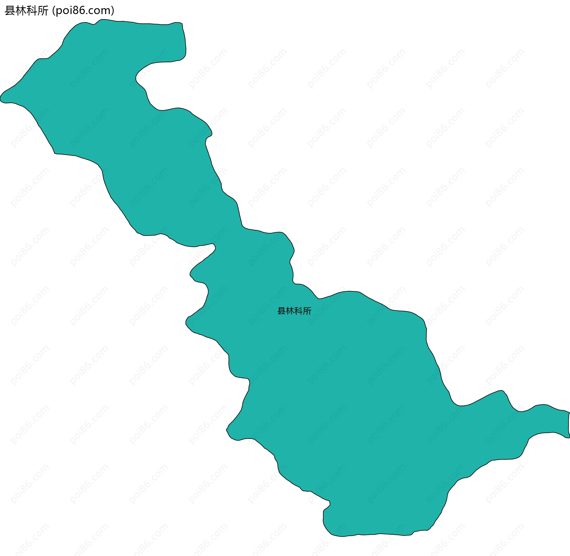 县林科所边界地图