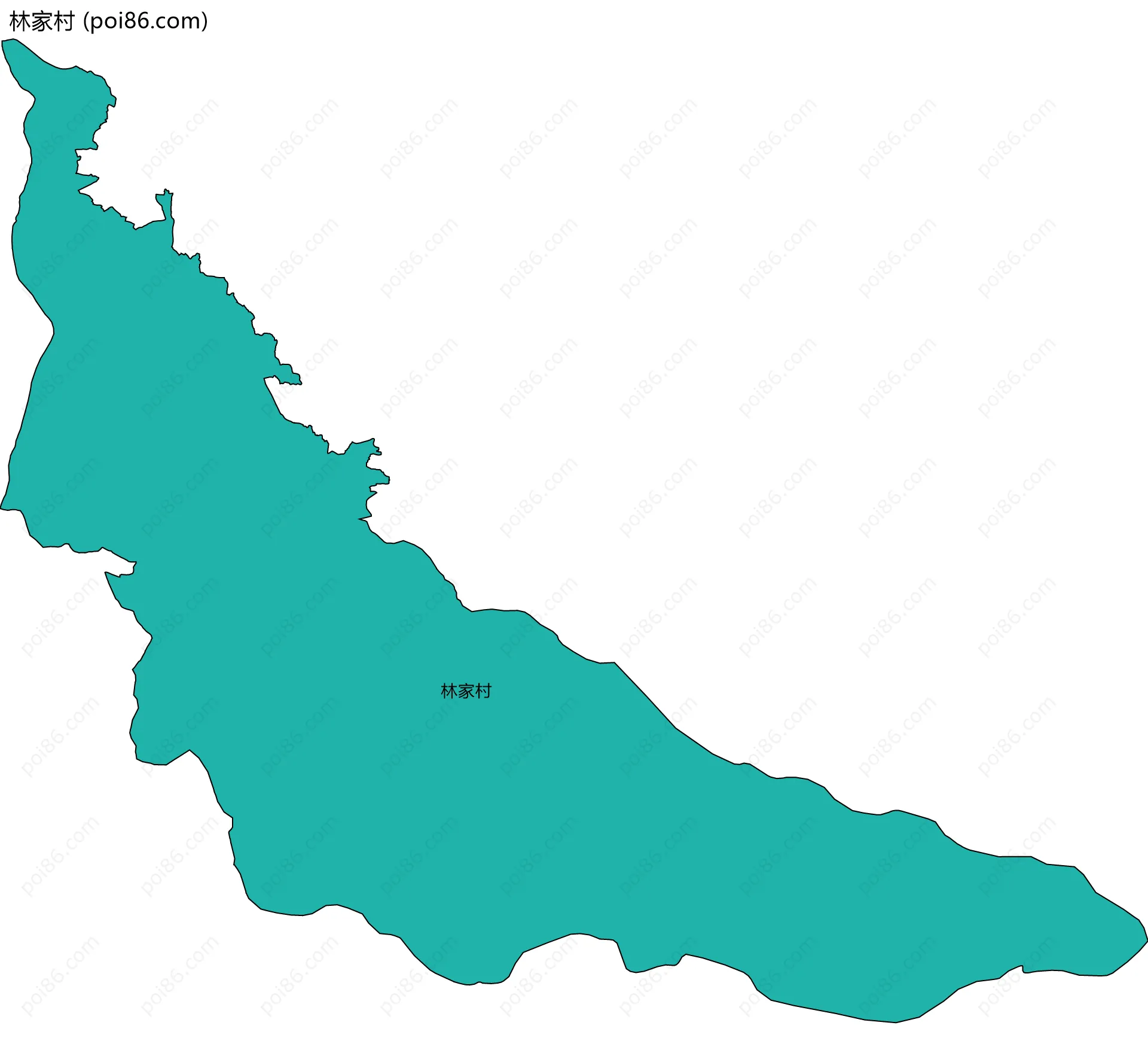 林家村边界地图