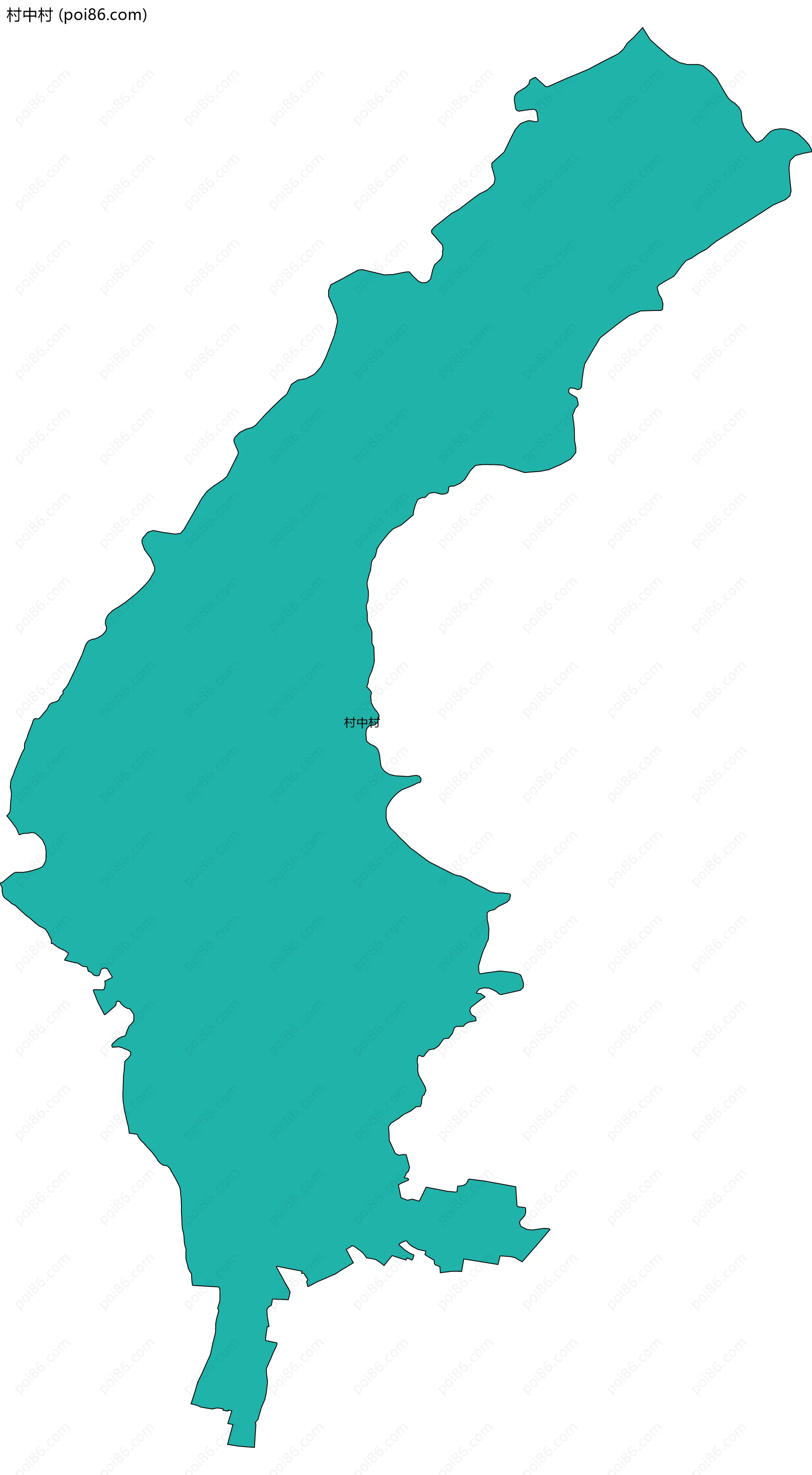 村中村边界地图