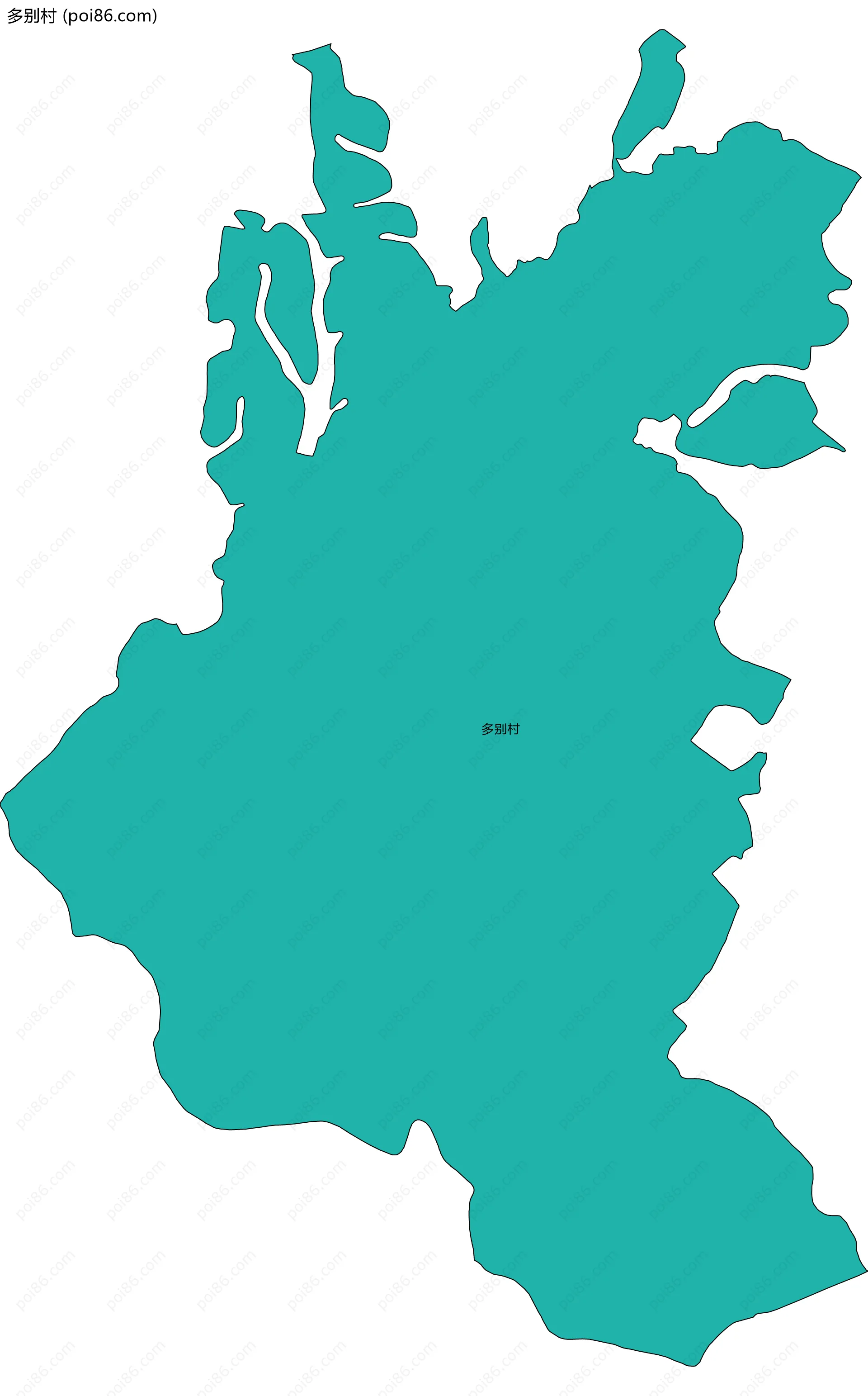 多别村边界地图