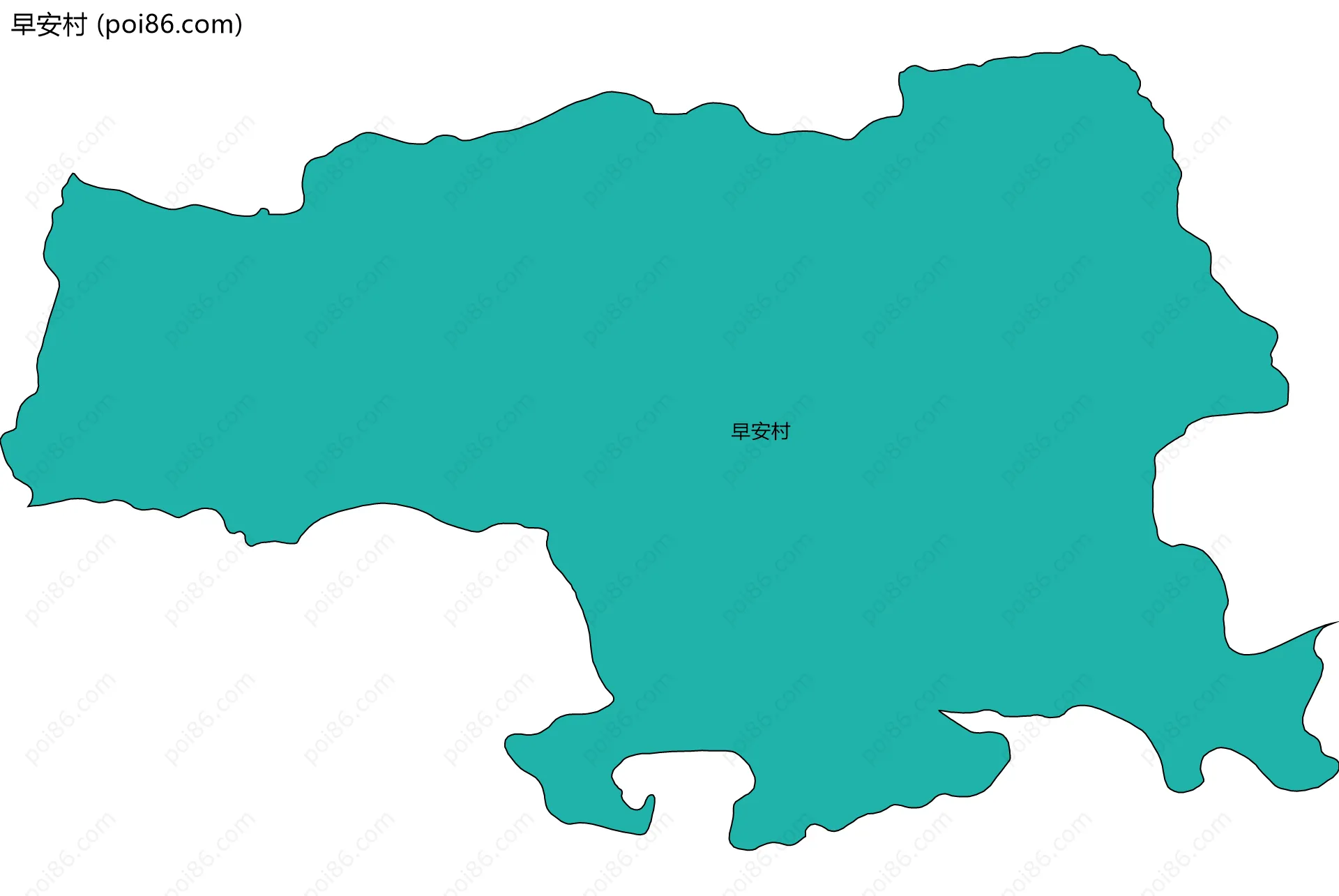 早安村边界地图