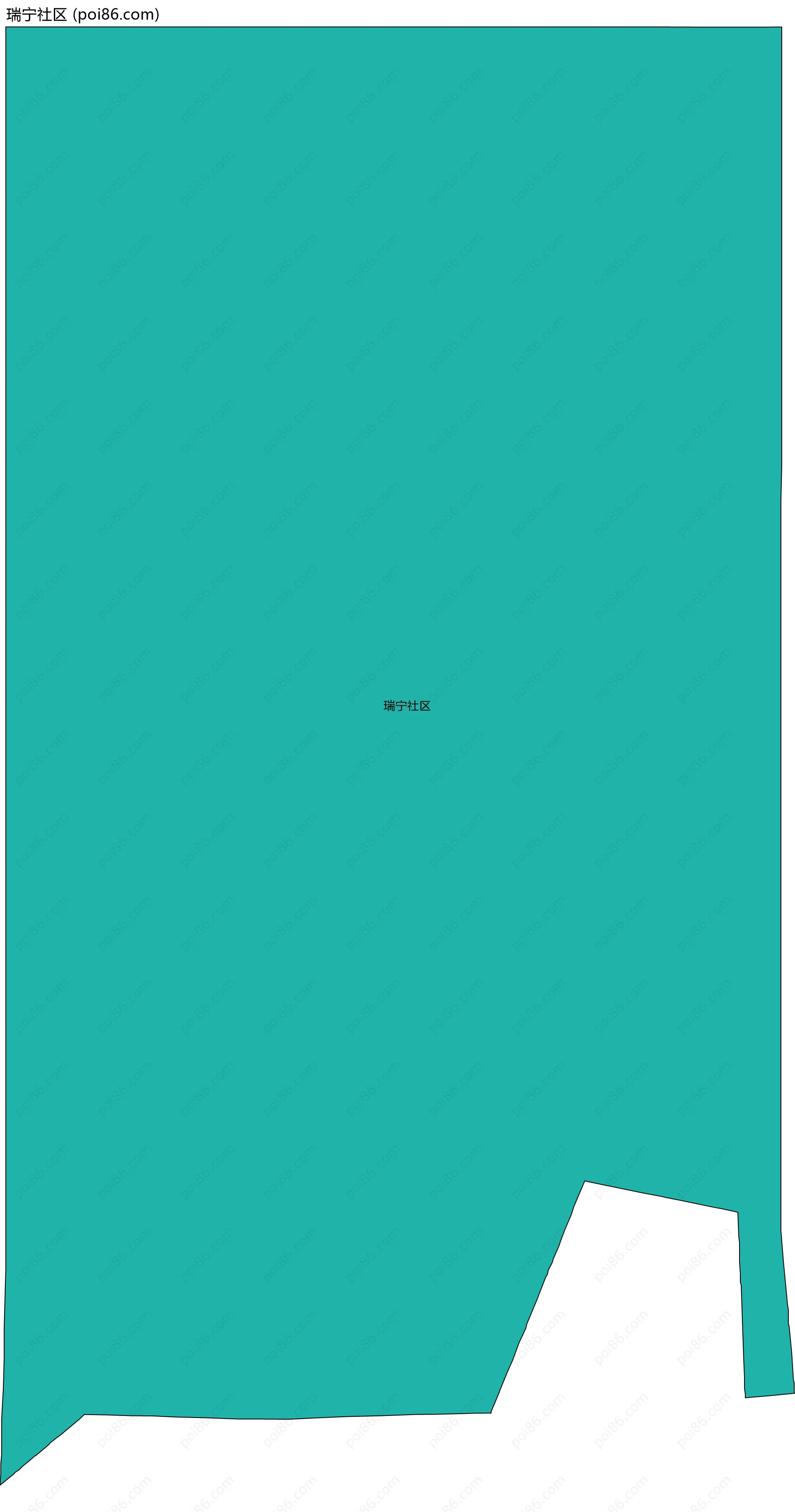 瑞宁社区边界地图