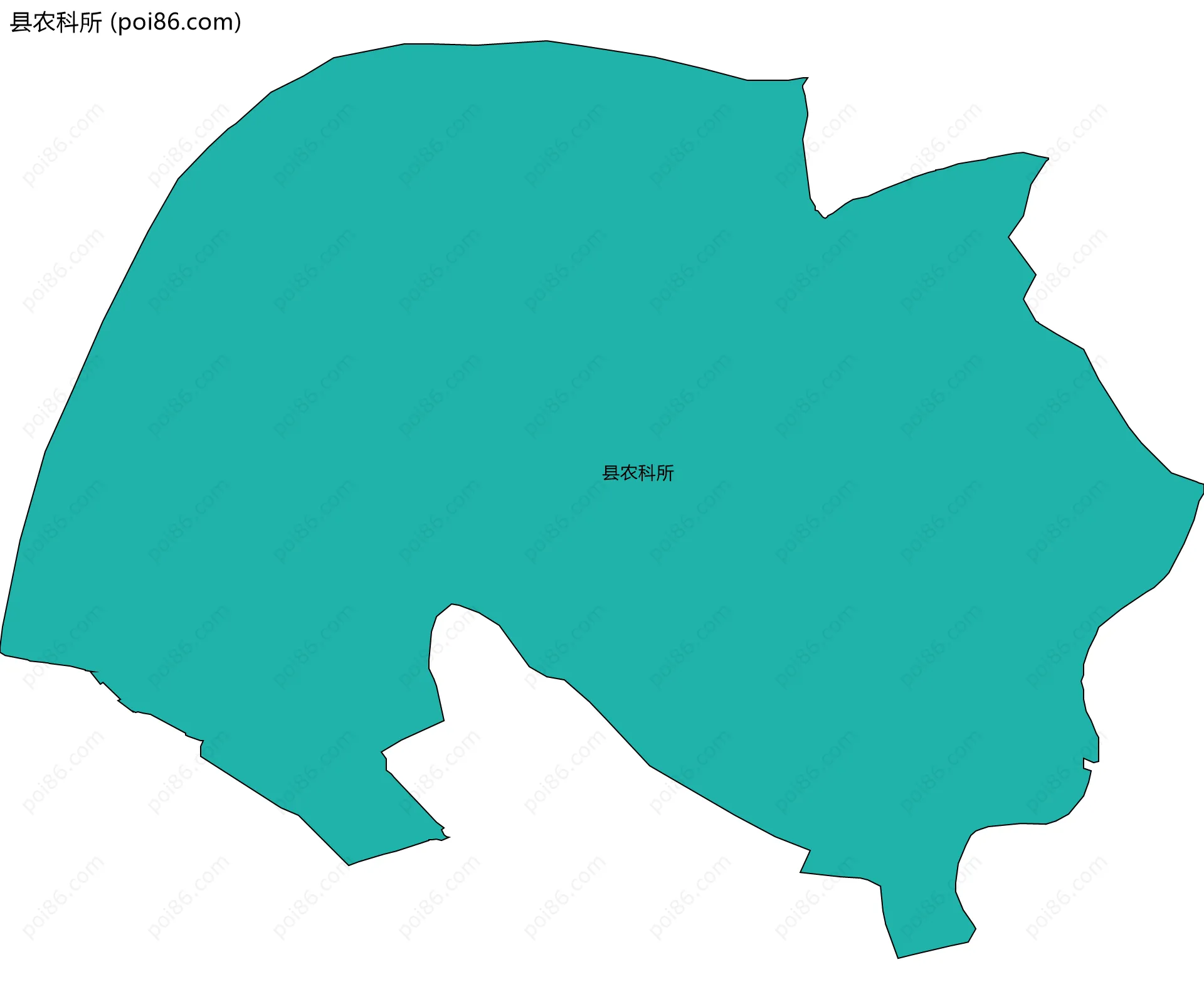 县农科所边界地图