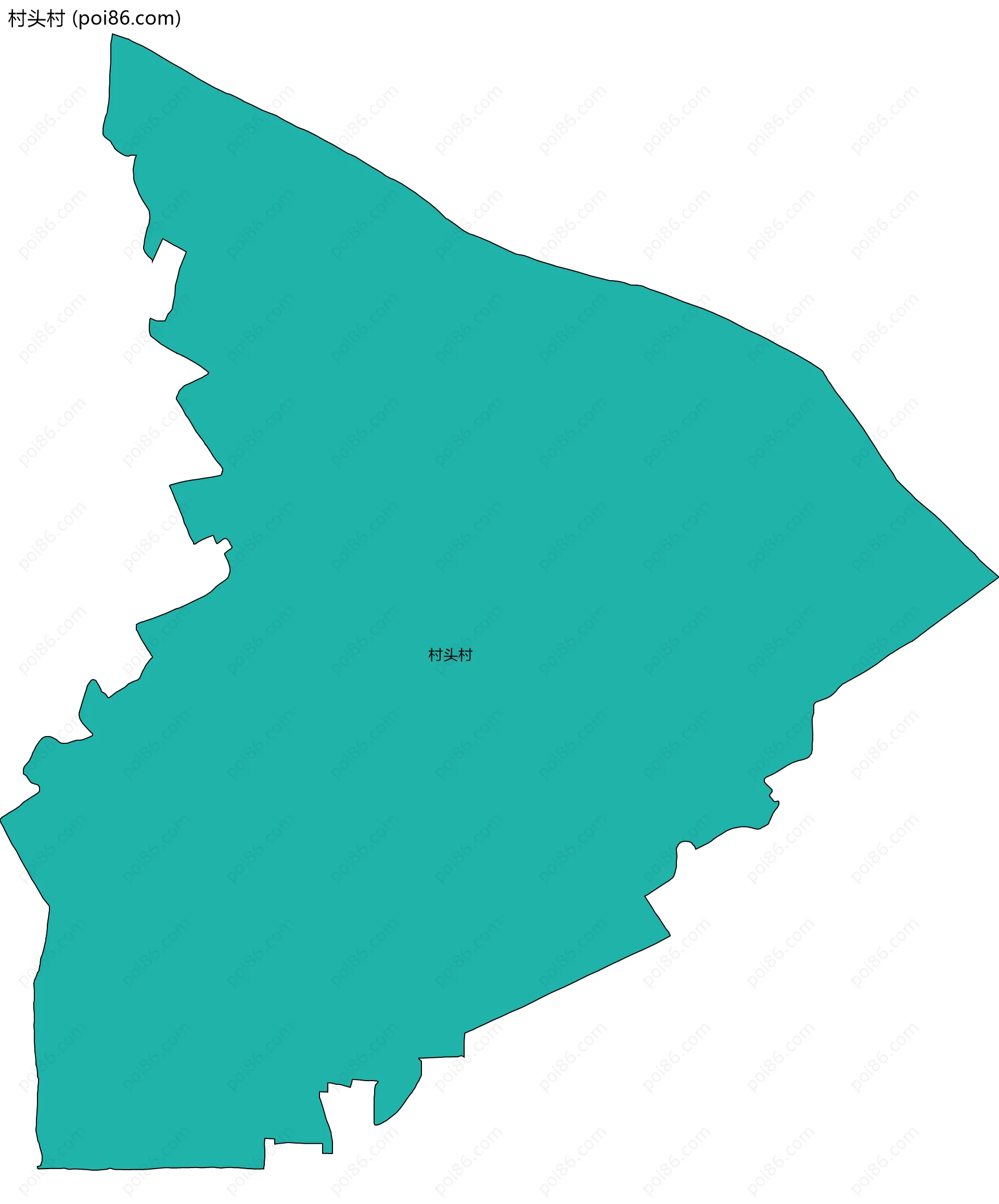 村头村边界地图