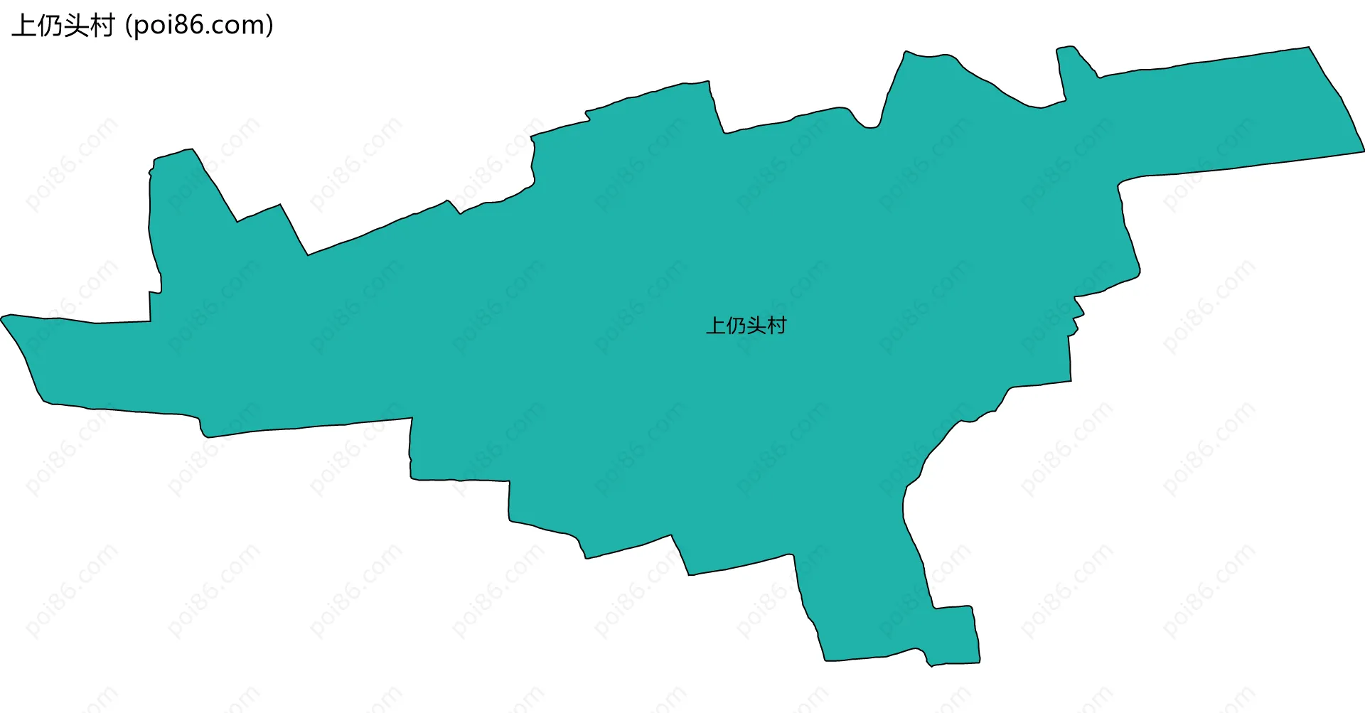 上仍头村边界地图