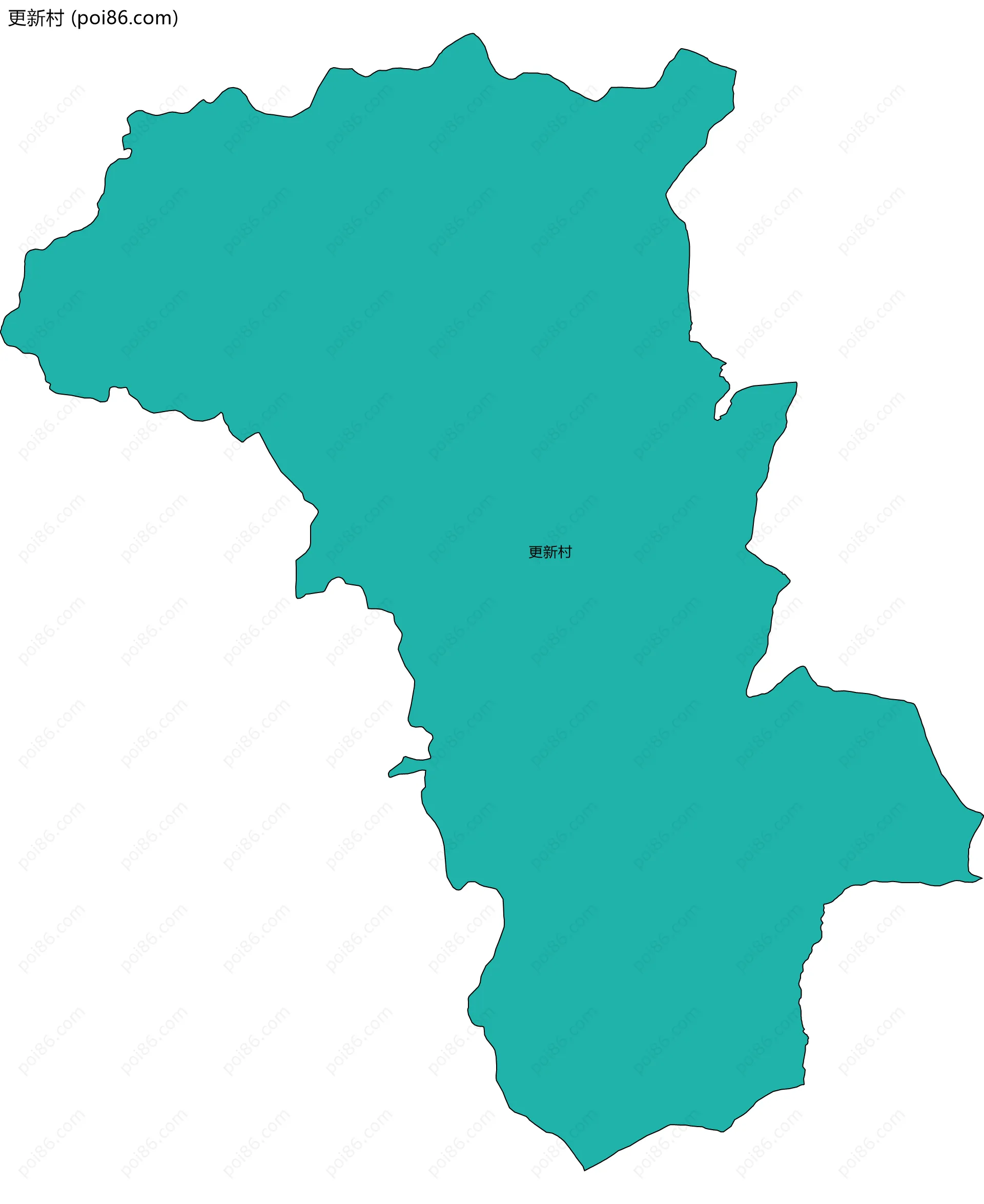 更新村边界地图