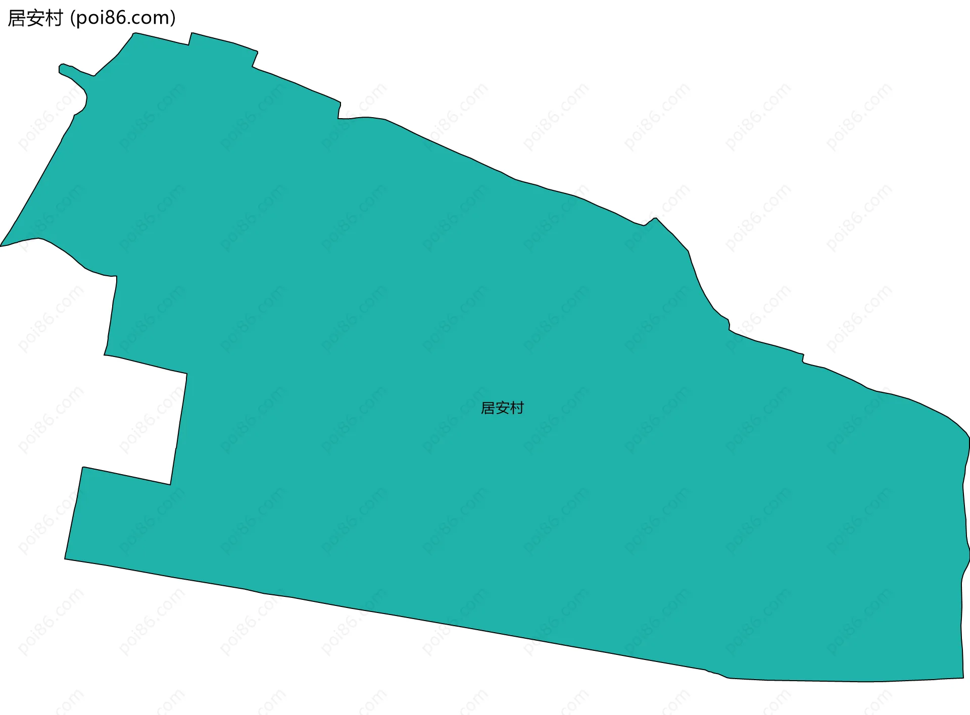 居安村边界地图