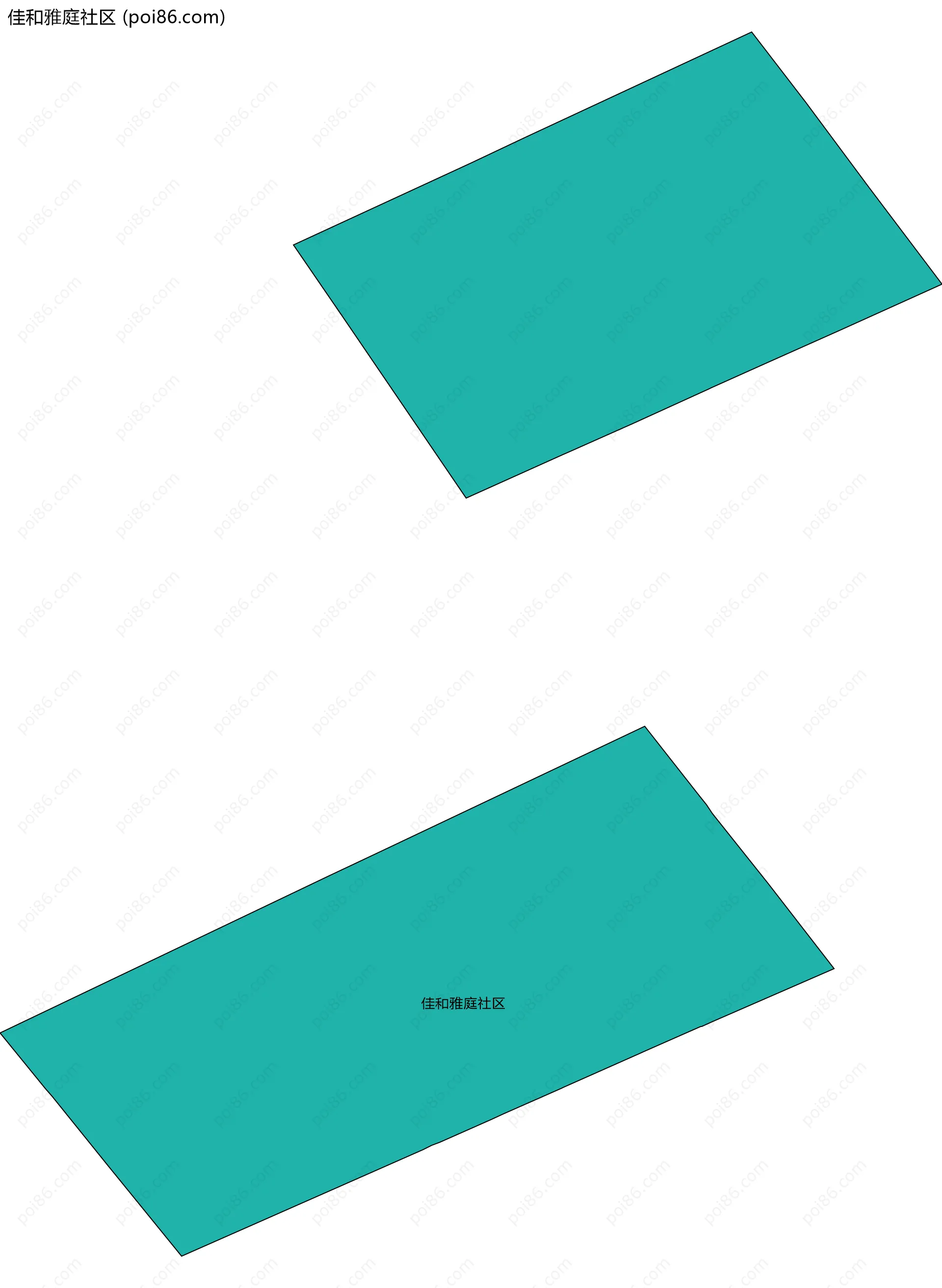 佳和雅庭社区边界地图