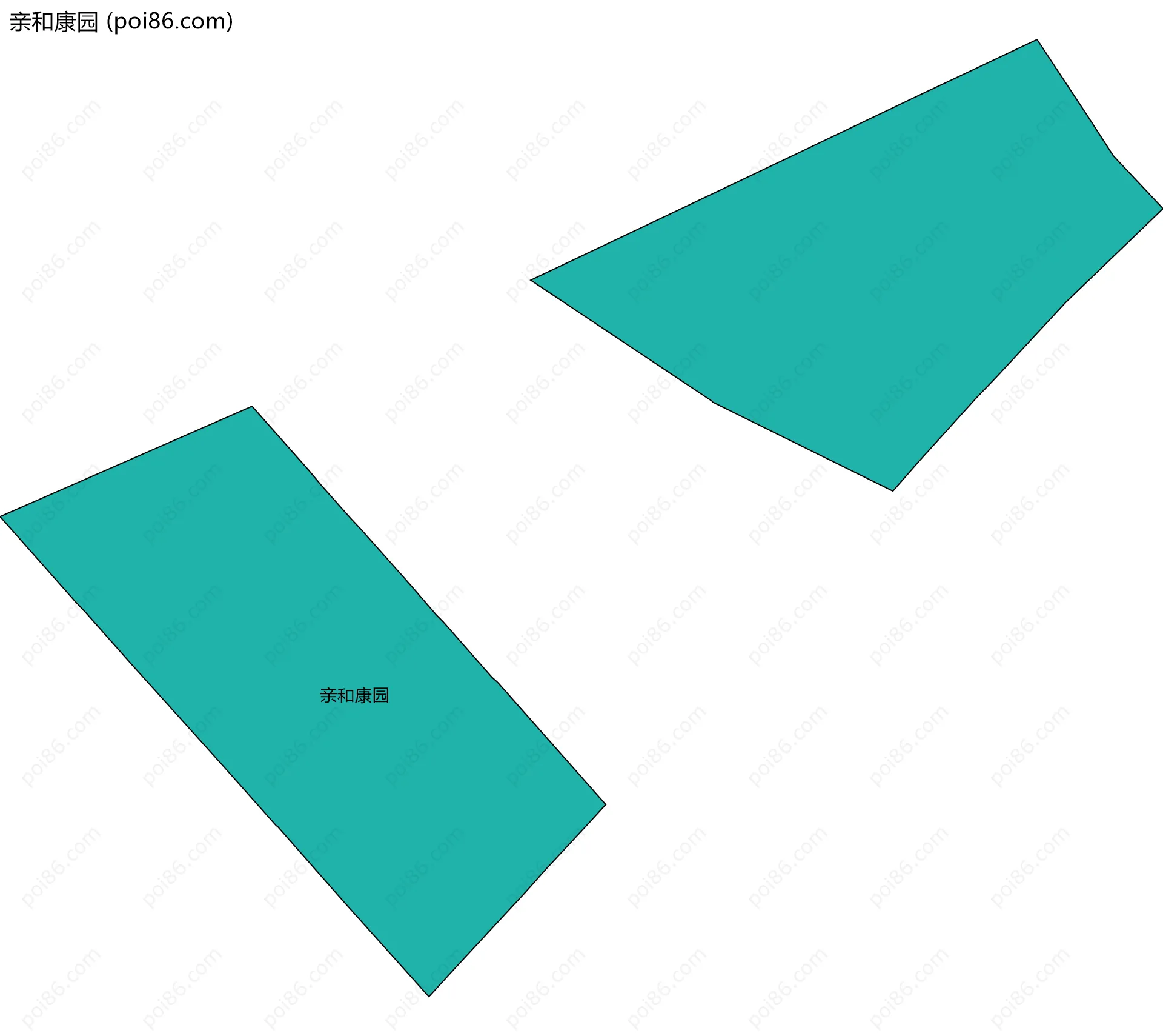 亲和康园边界地图