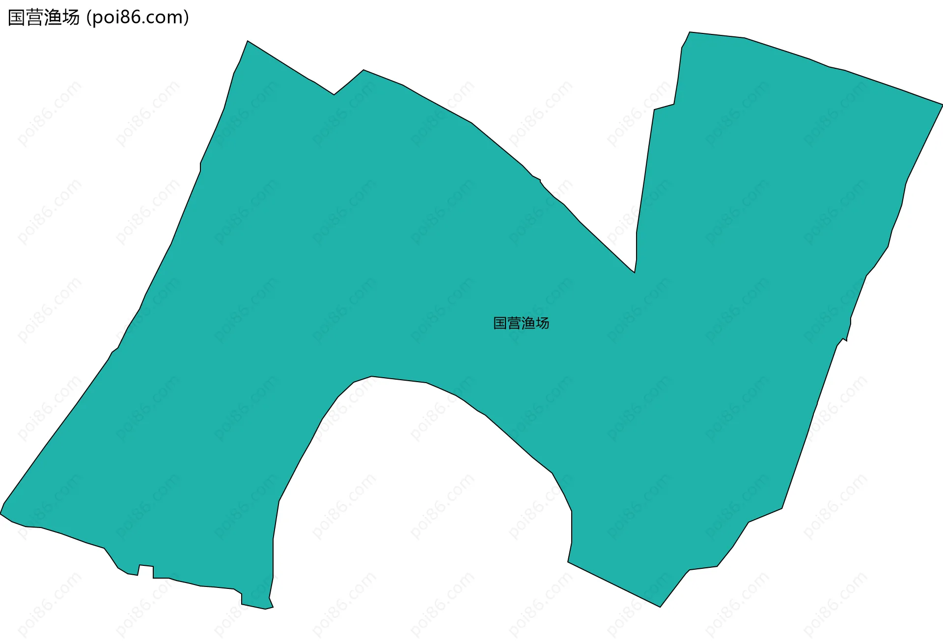 国营渔场边界地图