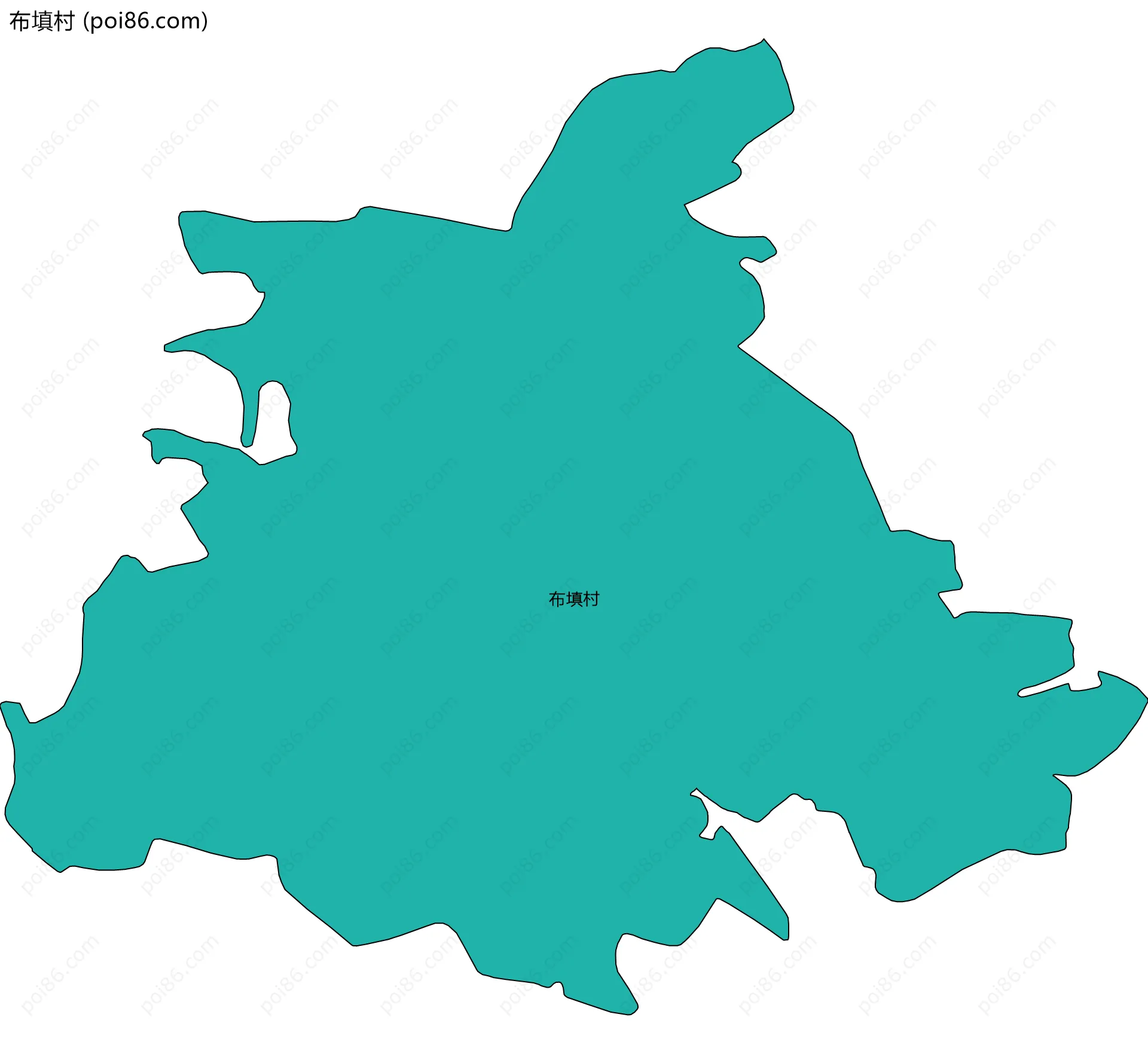 布填村边界地图