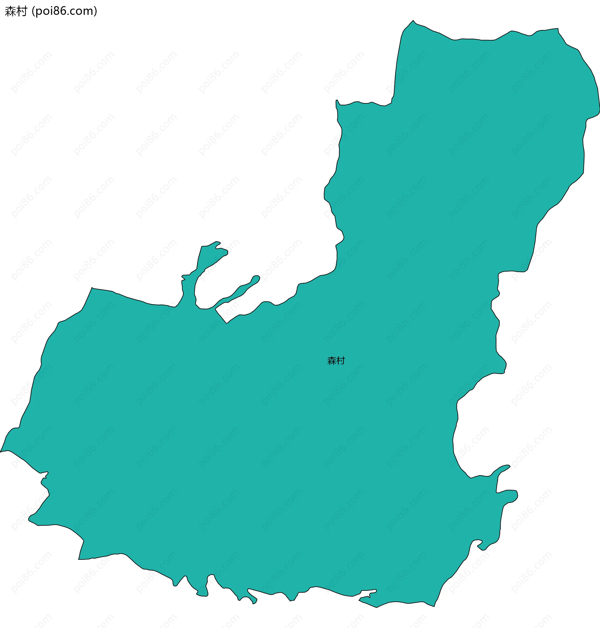 森村边界地图