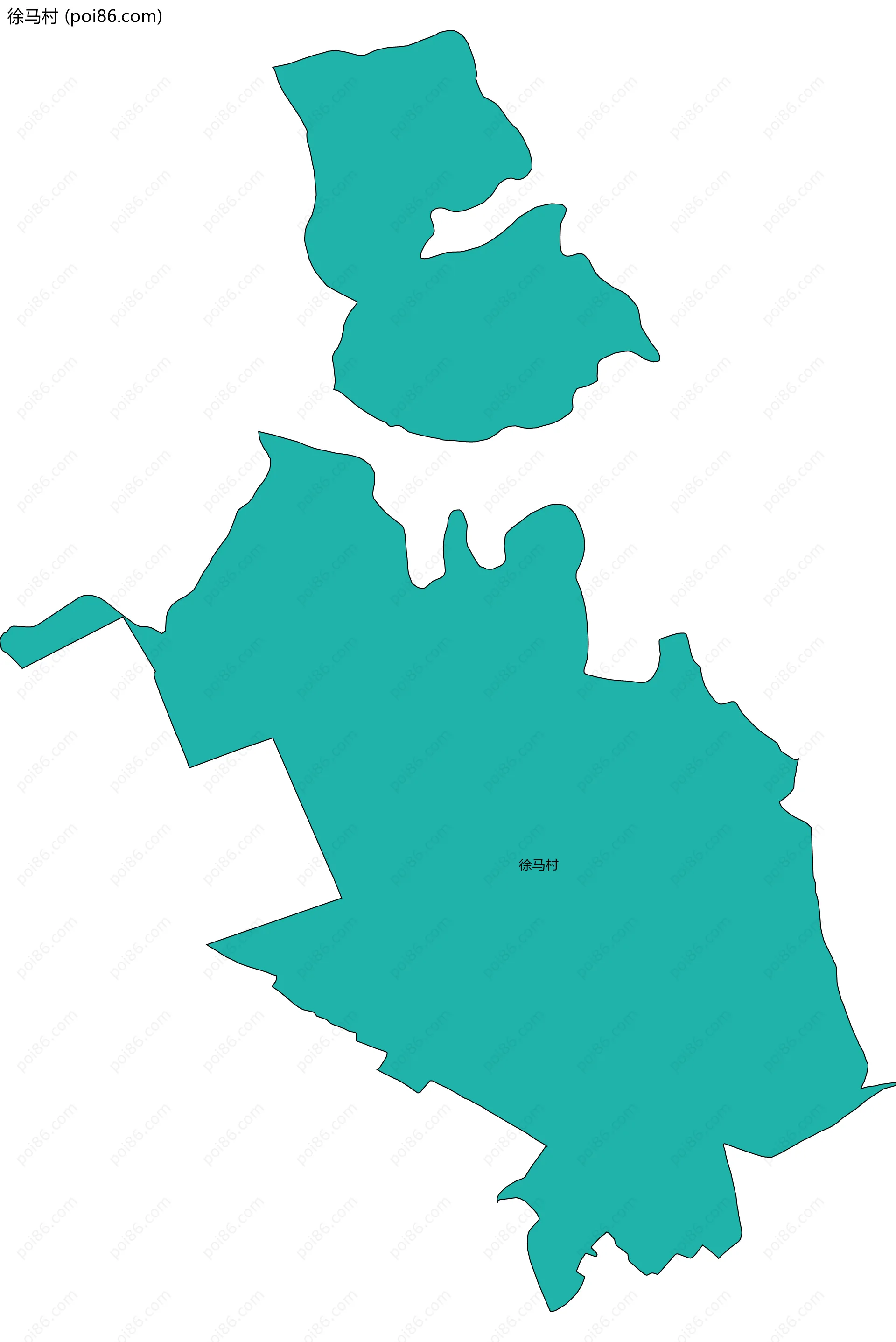 徐马村边界地图