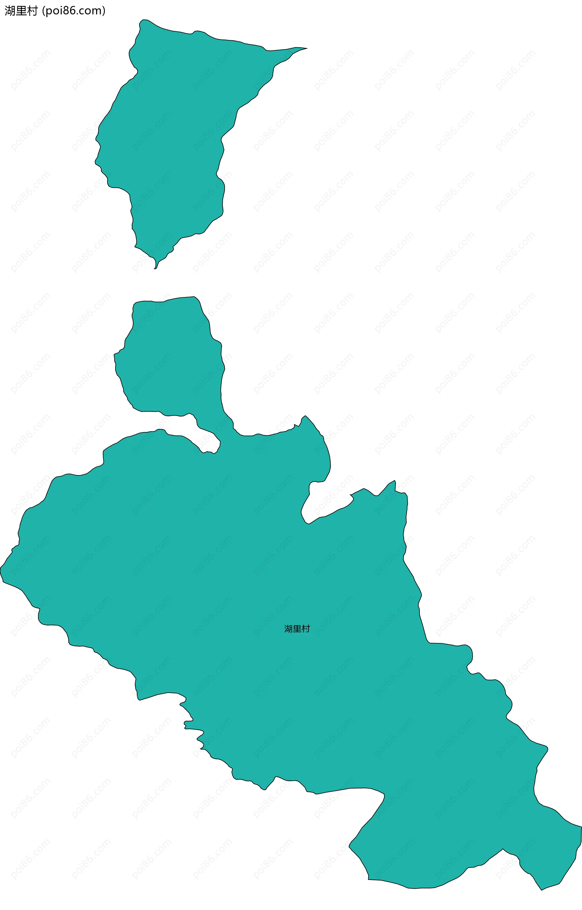 湖里村边界地图