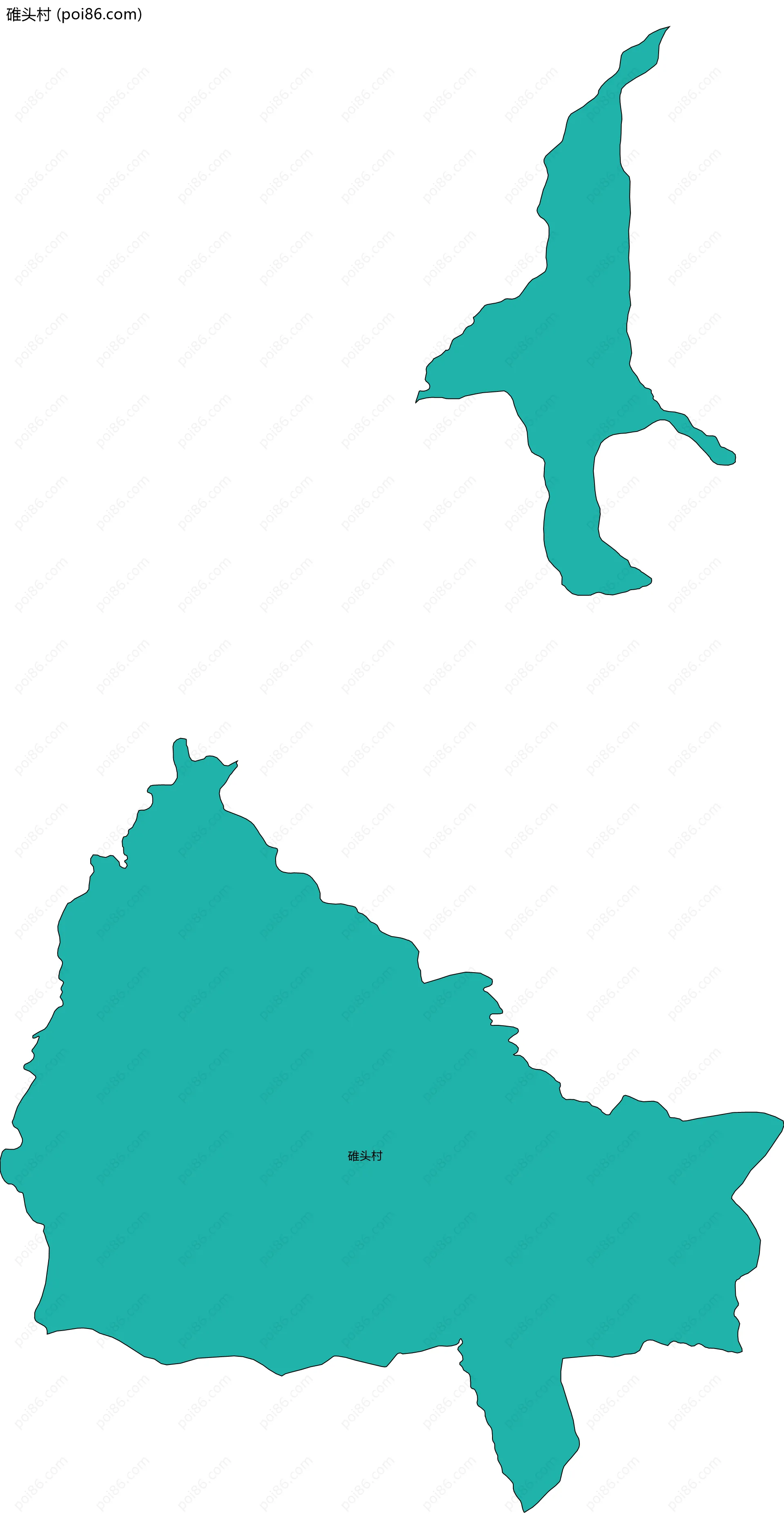 碓头村边界地图