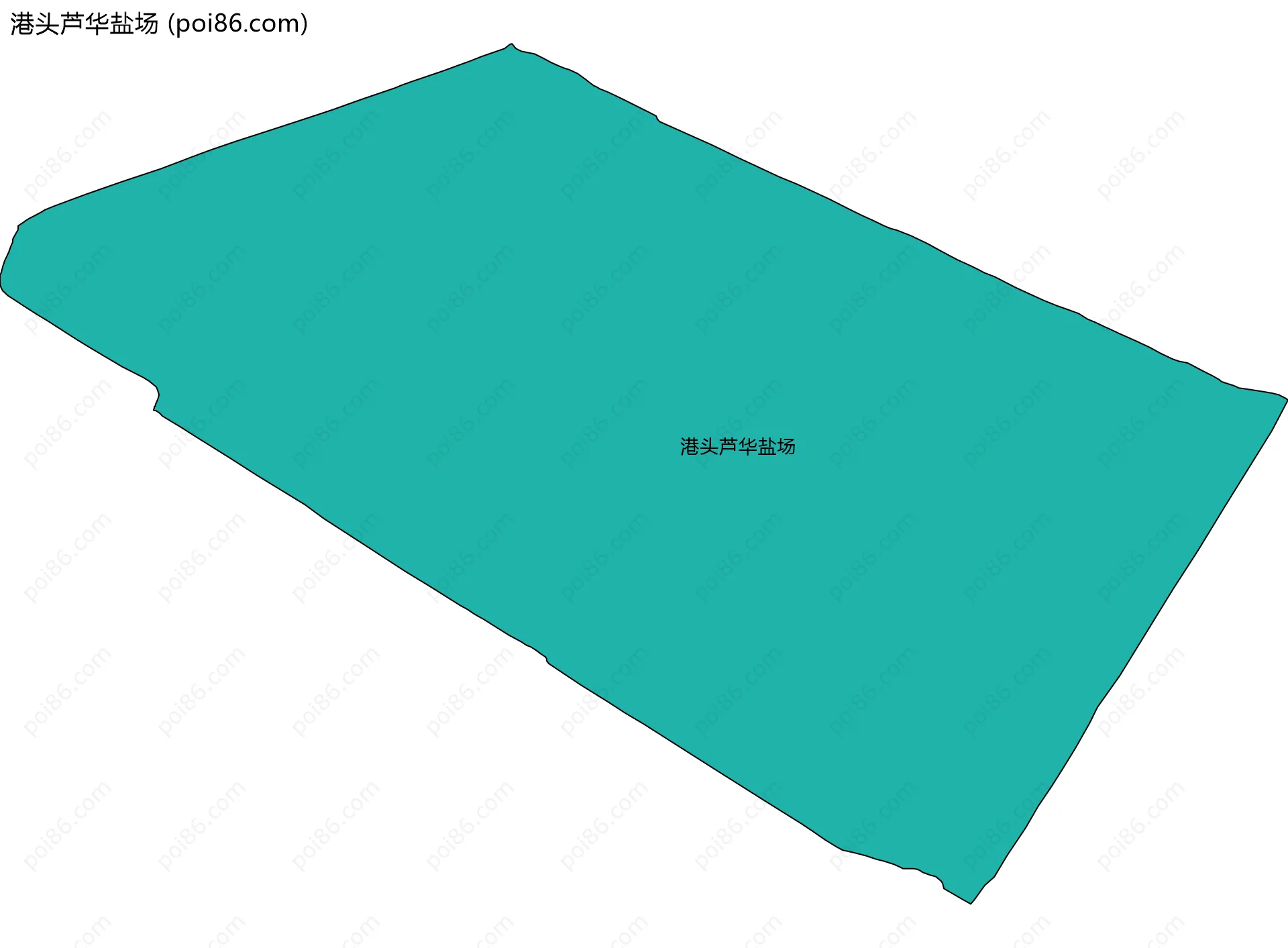 港头芦华盐场边界地图