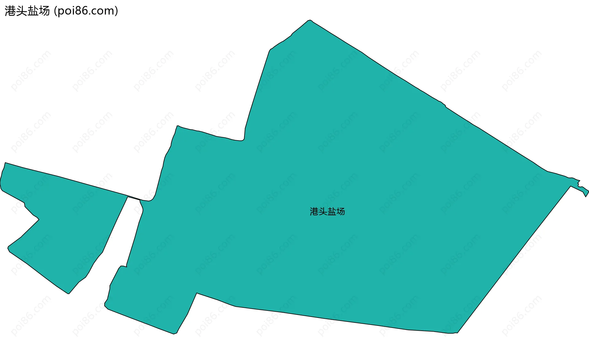 港头盐场边界地图