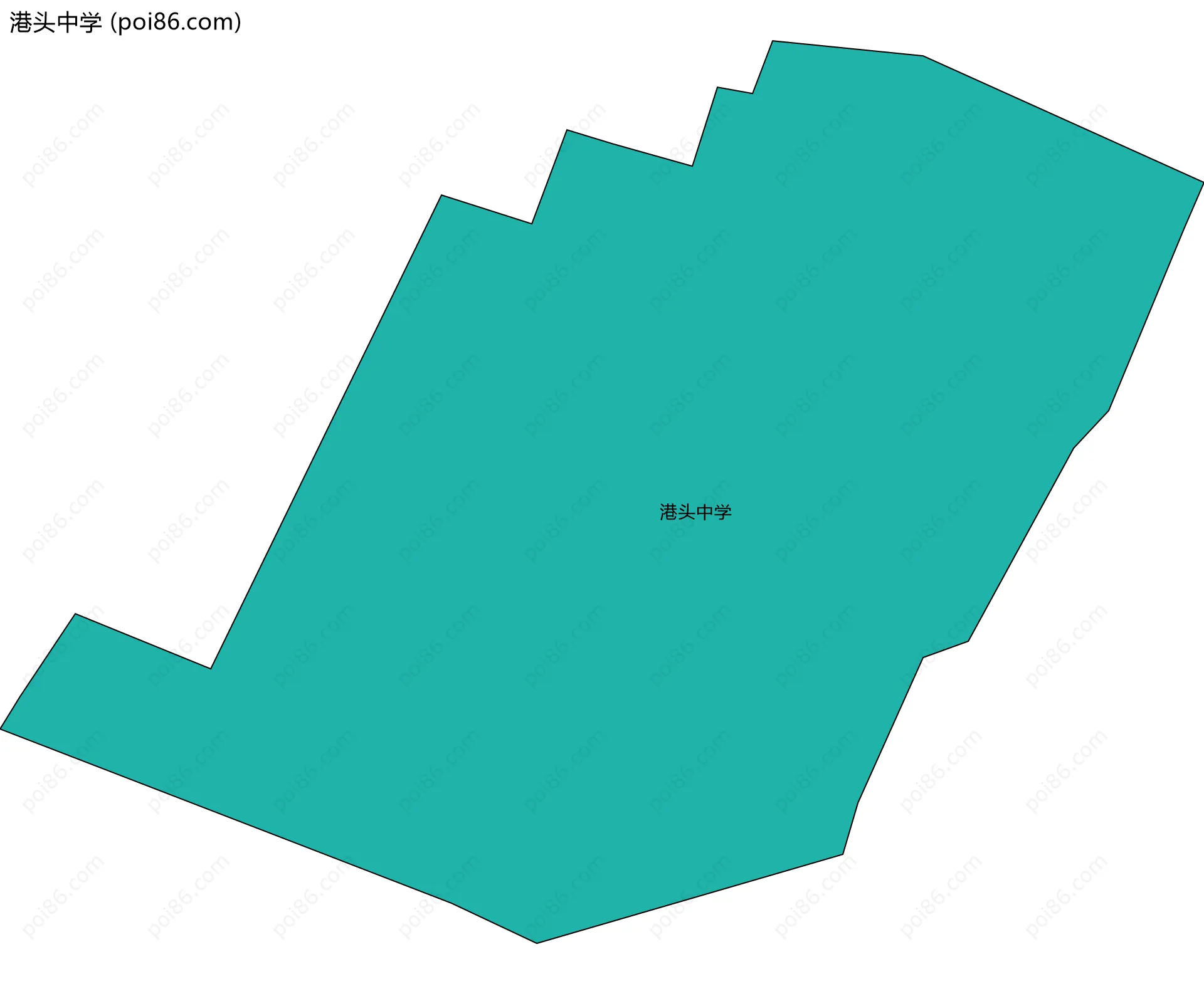 港头中学边界地图