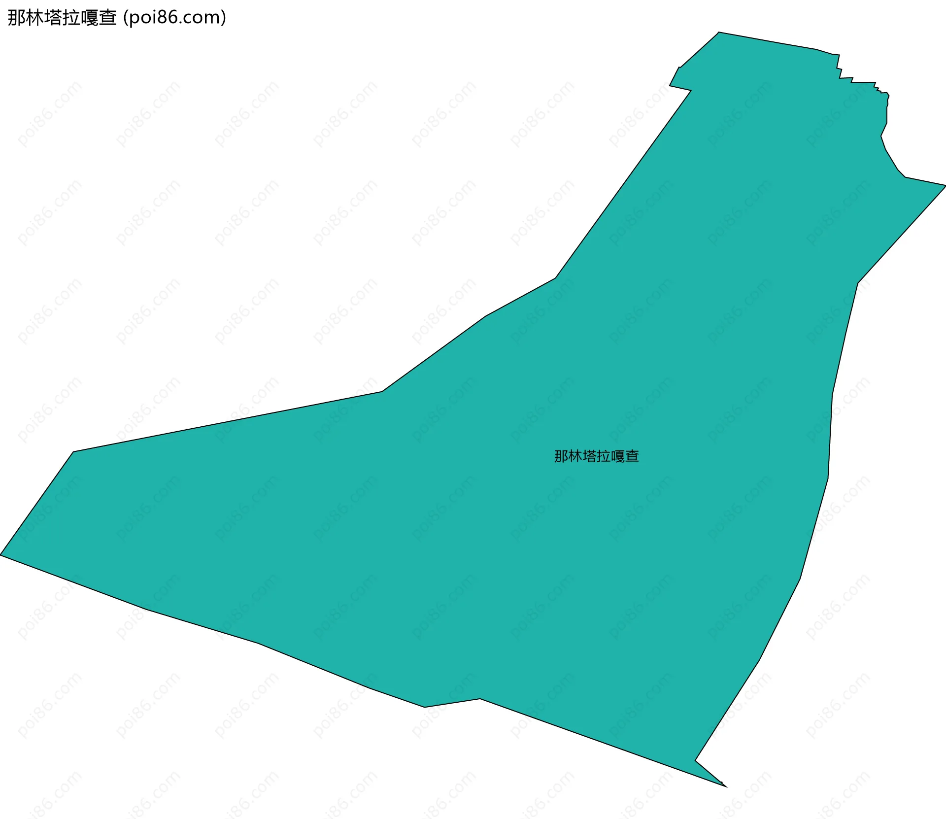 那林塔拉嘎查边界地图