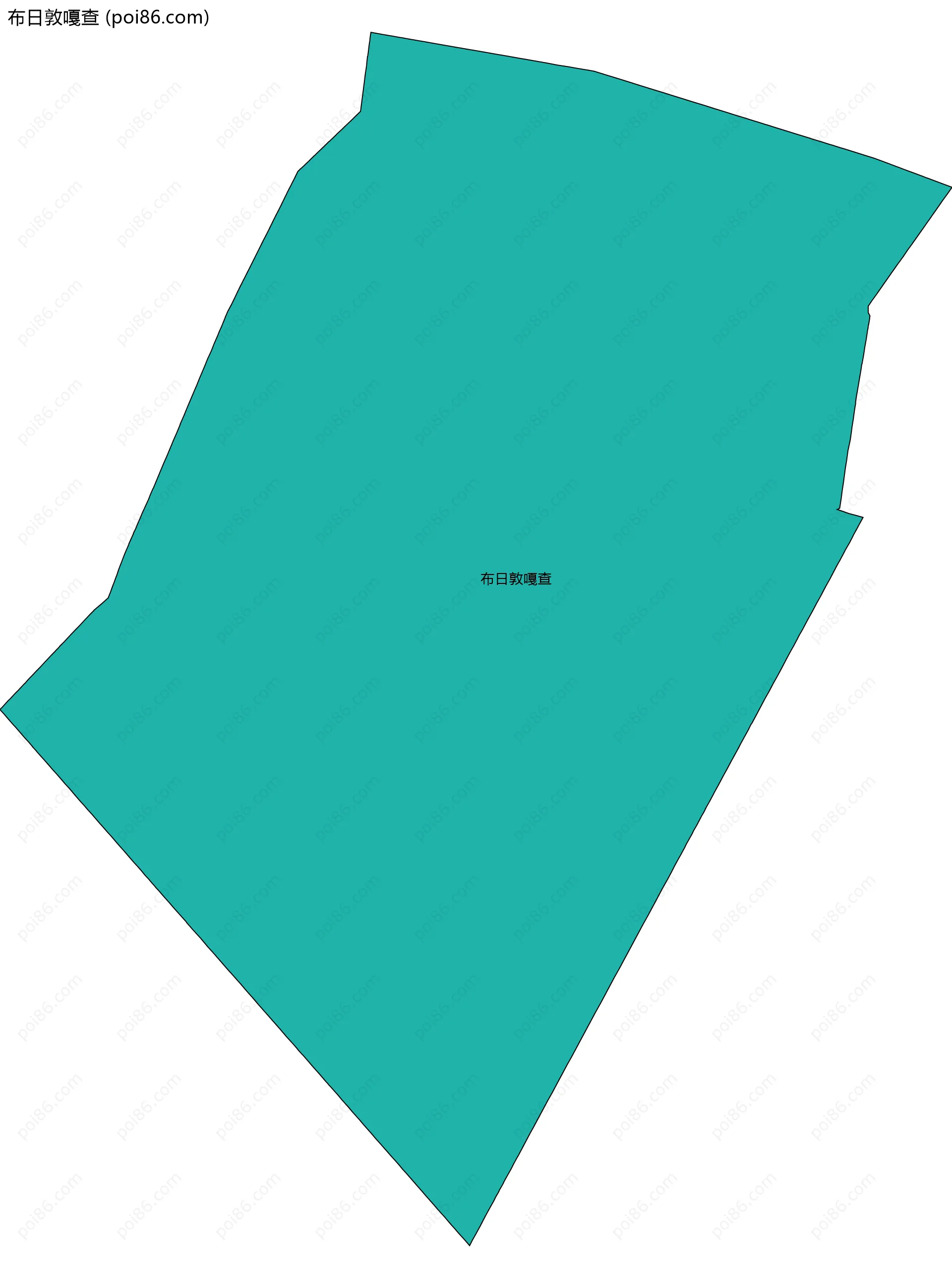 布日敦嘎查边界地图