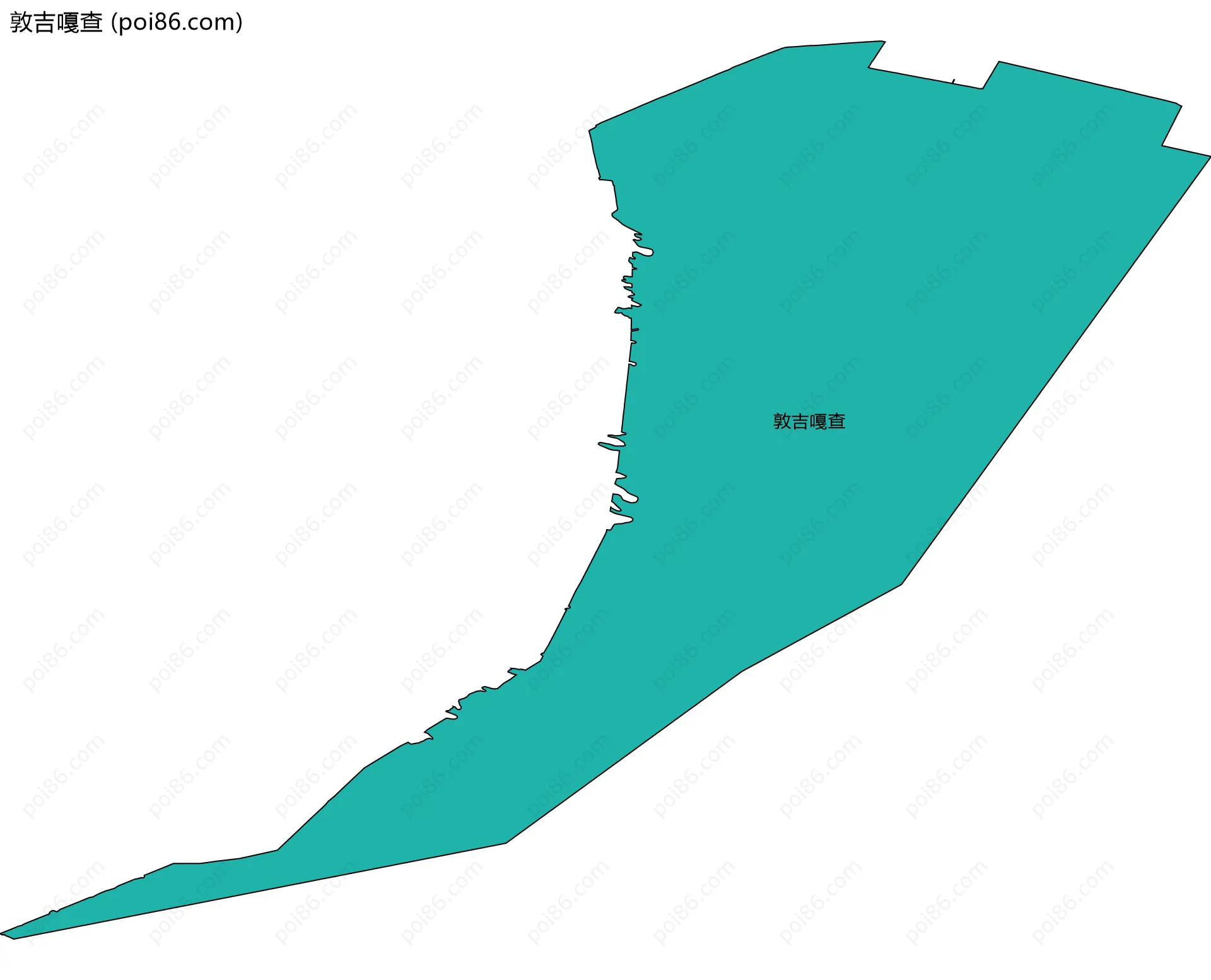 敦吉嘎查边界地图