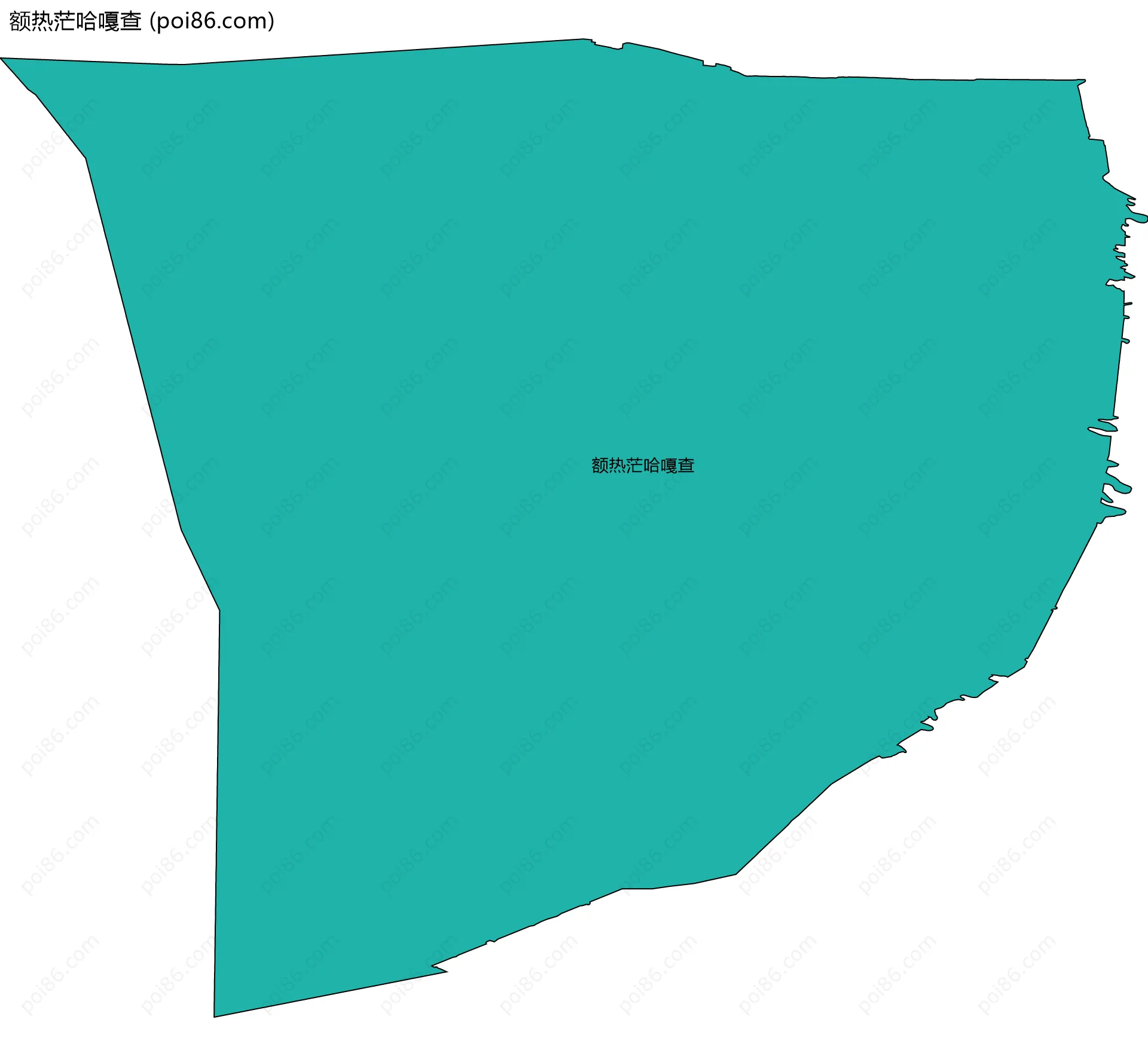额热茫哈嘎查边界地图