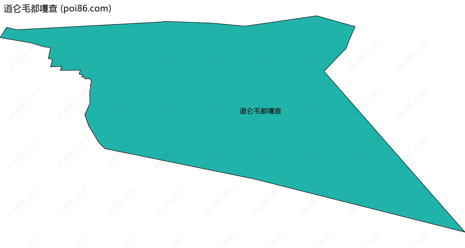 道仑毛都嘎查边界地图