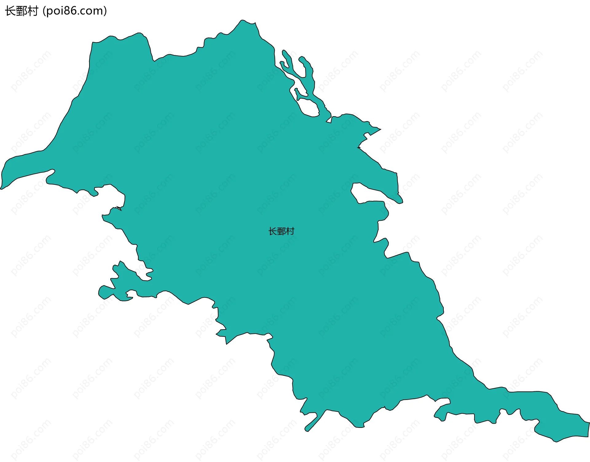 长鄄村边界地图